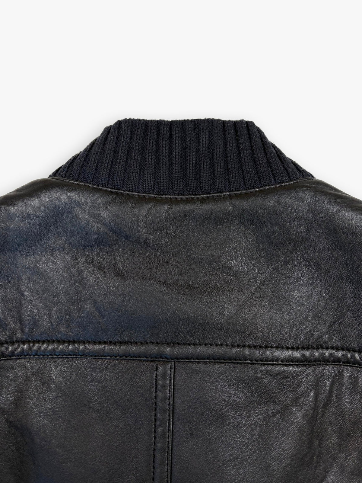 2000s Gucci Leather Bomber Jacket