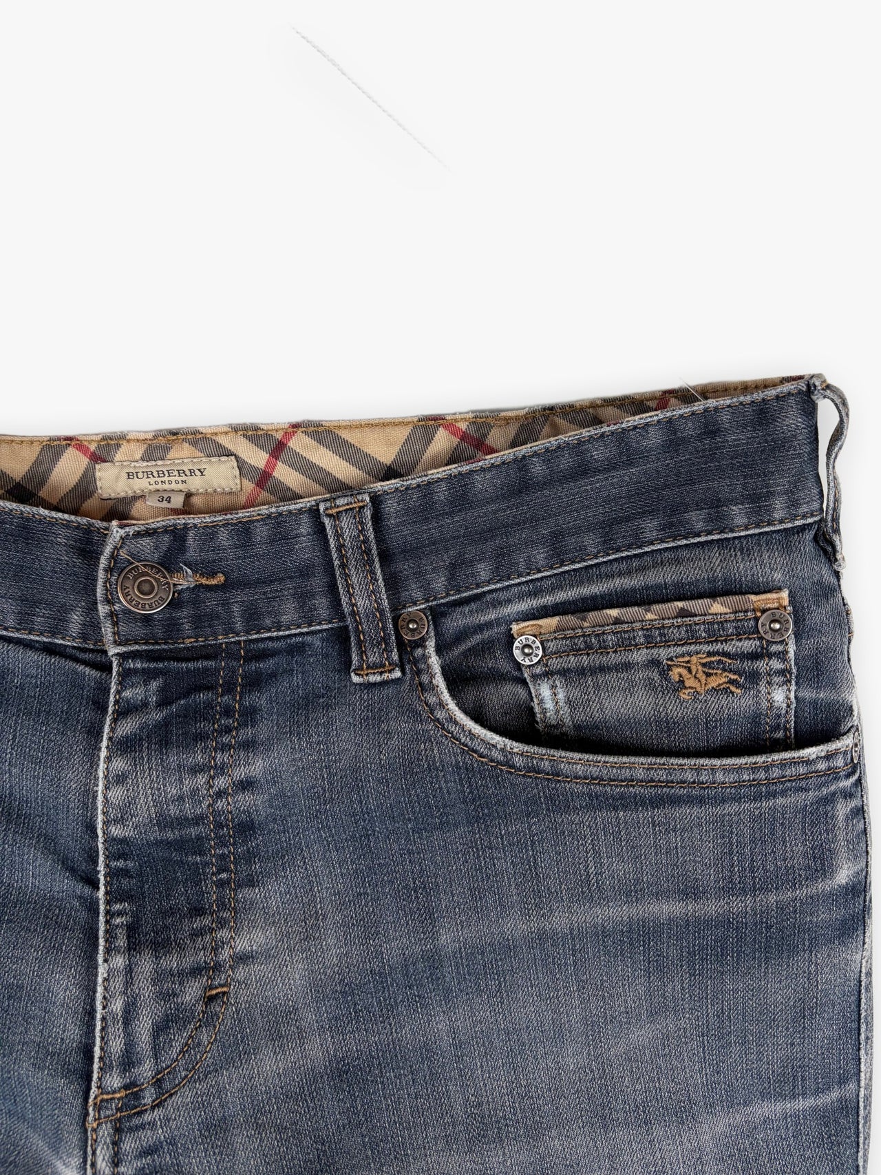 Burberry Straight Leg Jeans