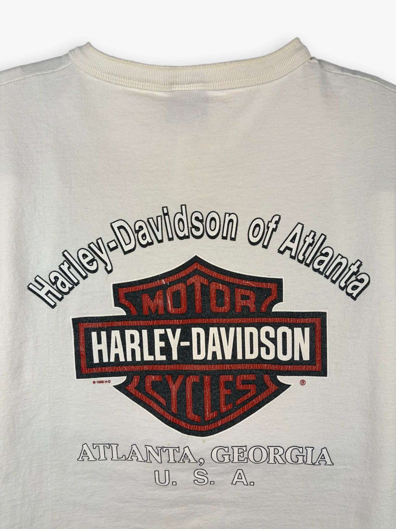 1996 Harley Davidson Henley T-Shirt