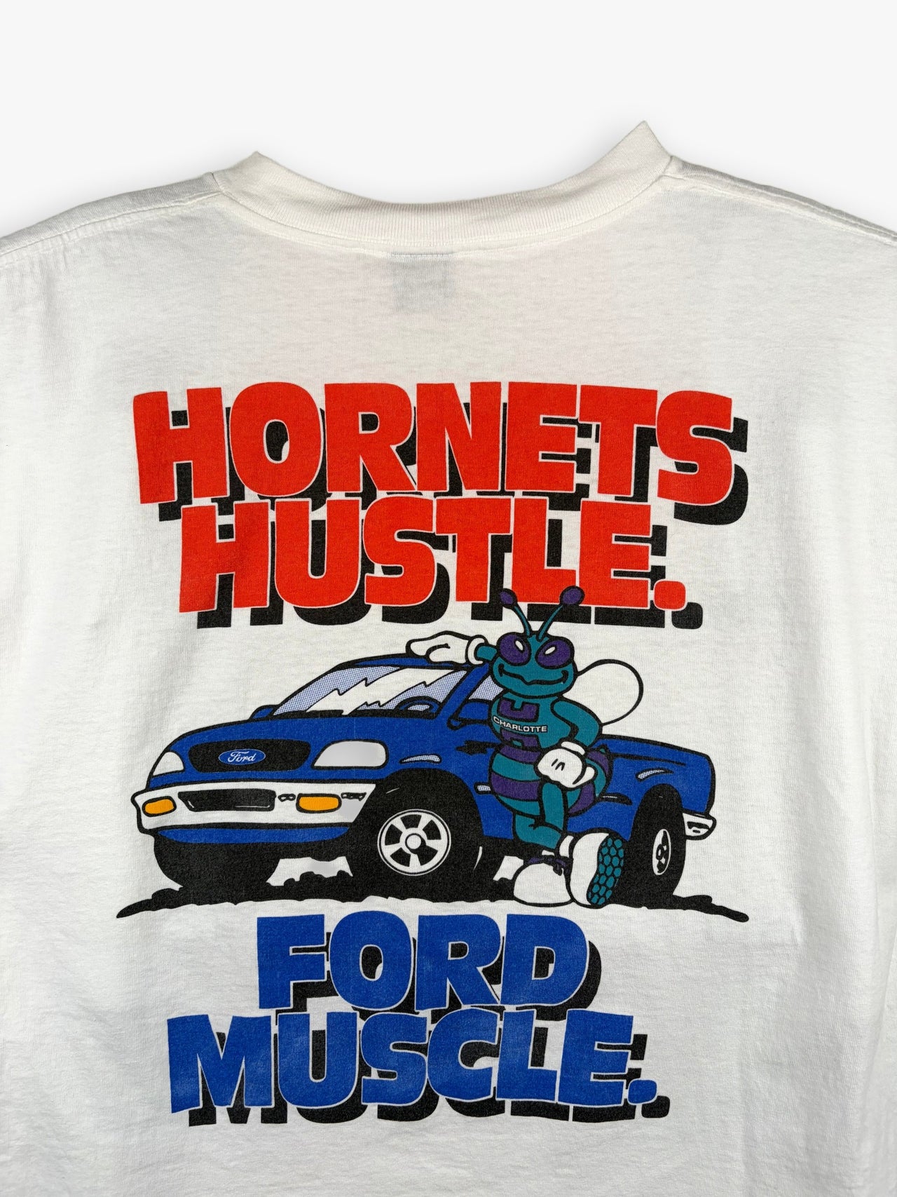 1990s Charlotte Hornets Ford Muscle T-Shirt