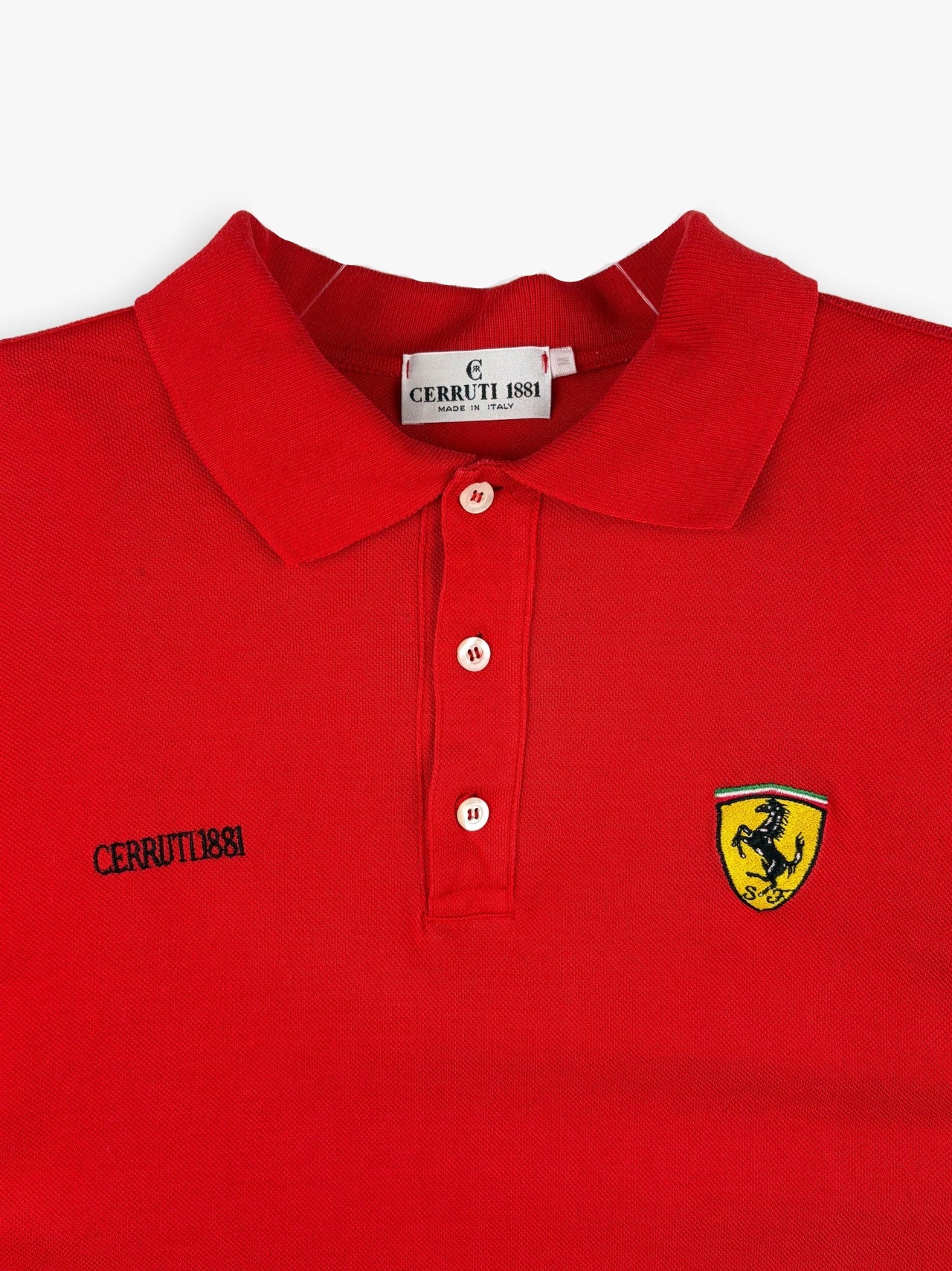 1990s Cerruti 1881 Ferrari Polo Shirt