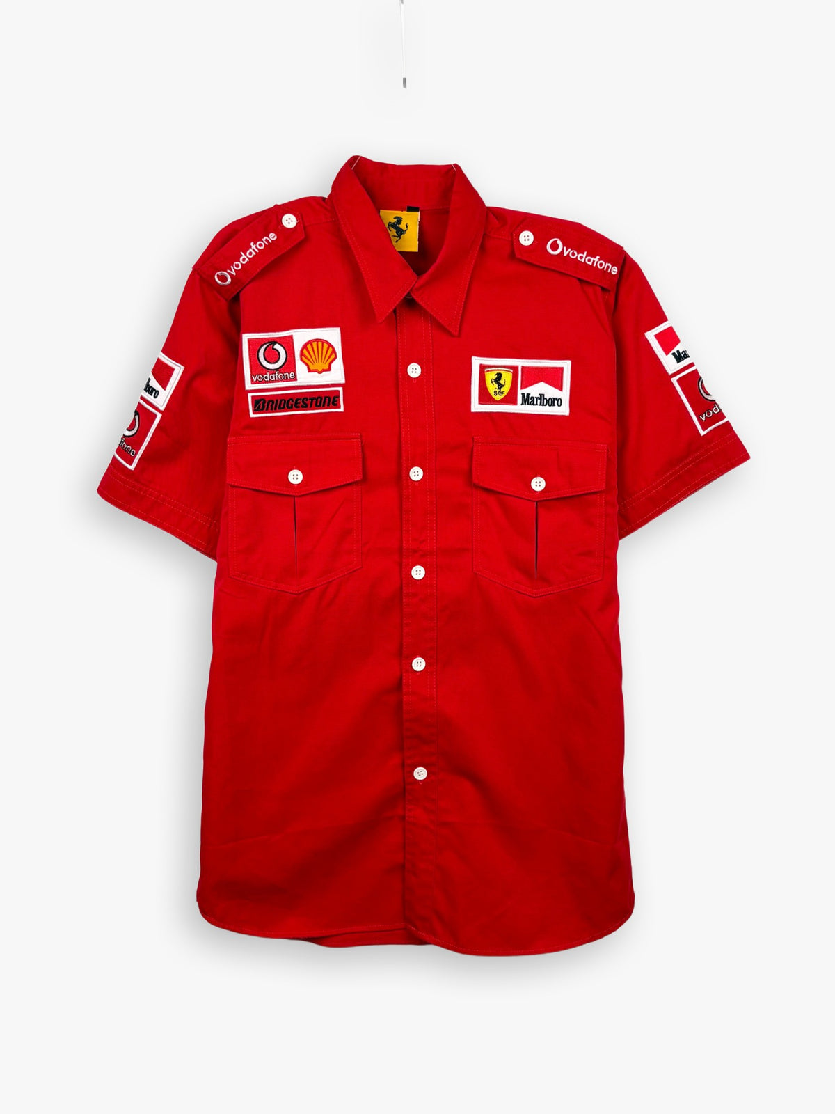 1990s Ferrari Short-sleeve Button Shirt