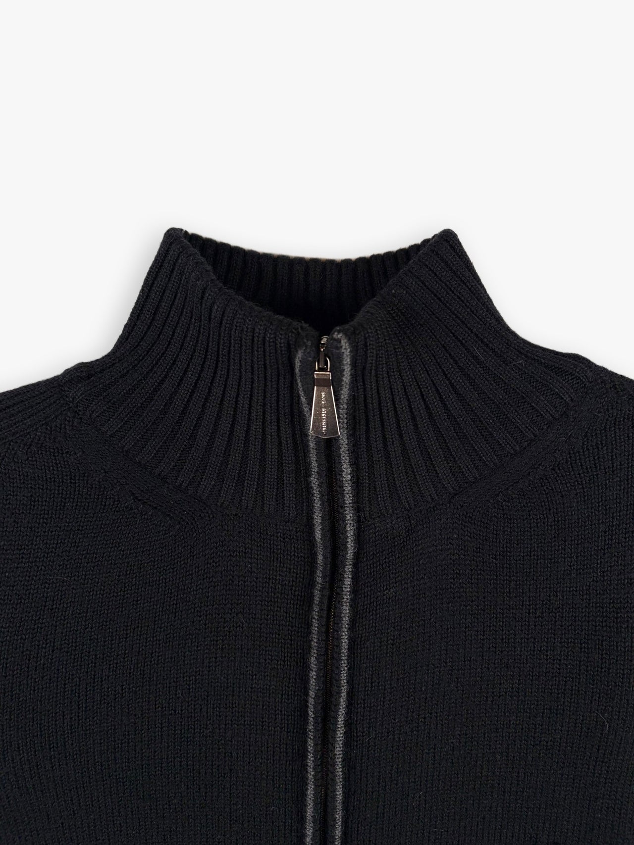 Trussardi Jeans Zip Up Knit Sweater