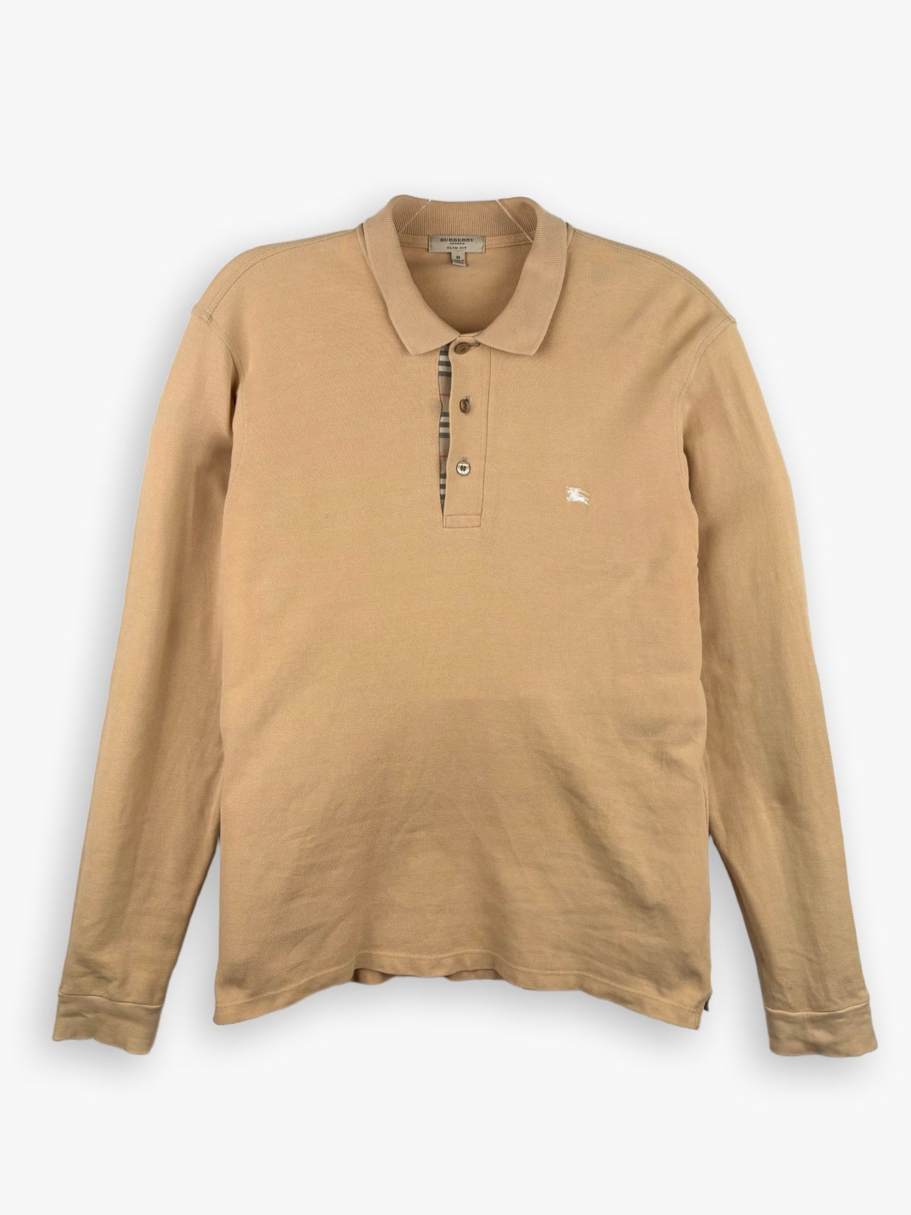 Burberry Long-Sleeve Polo Shirt