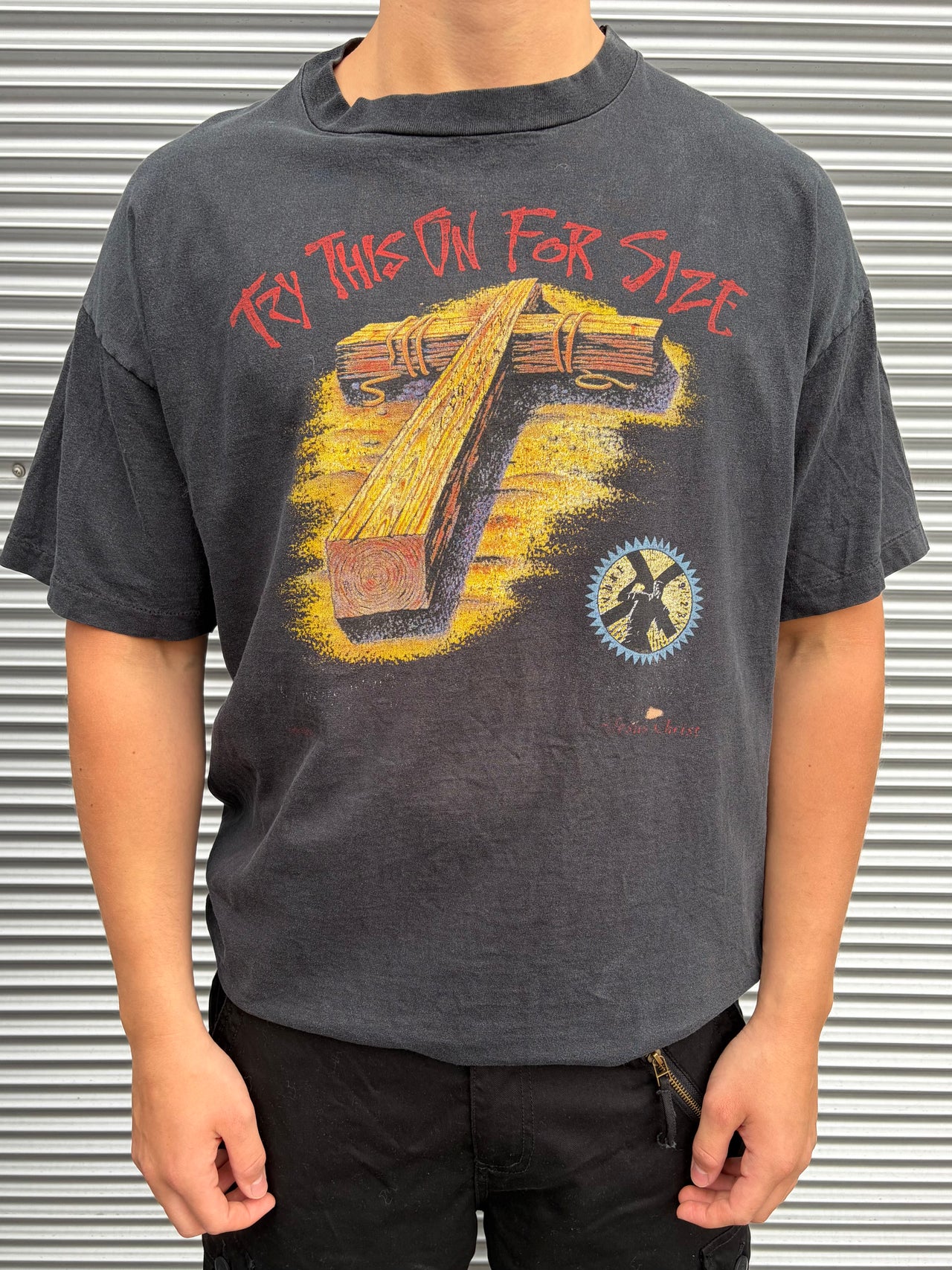 1990s Christ ”Try This On For Size” T-Shirt