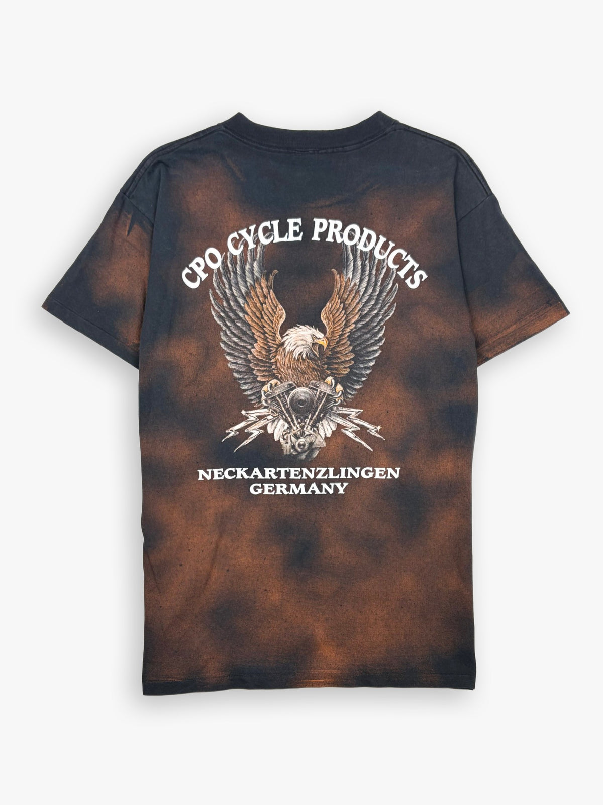 1990s 3D Emblem America Steel T-Shirt
