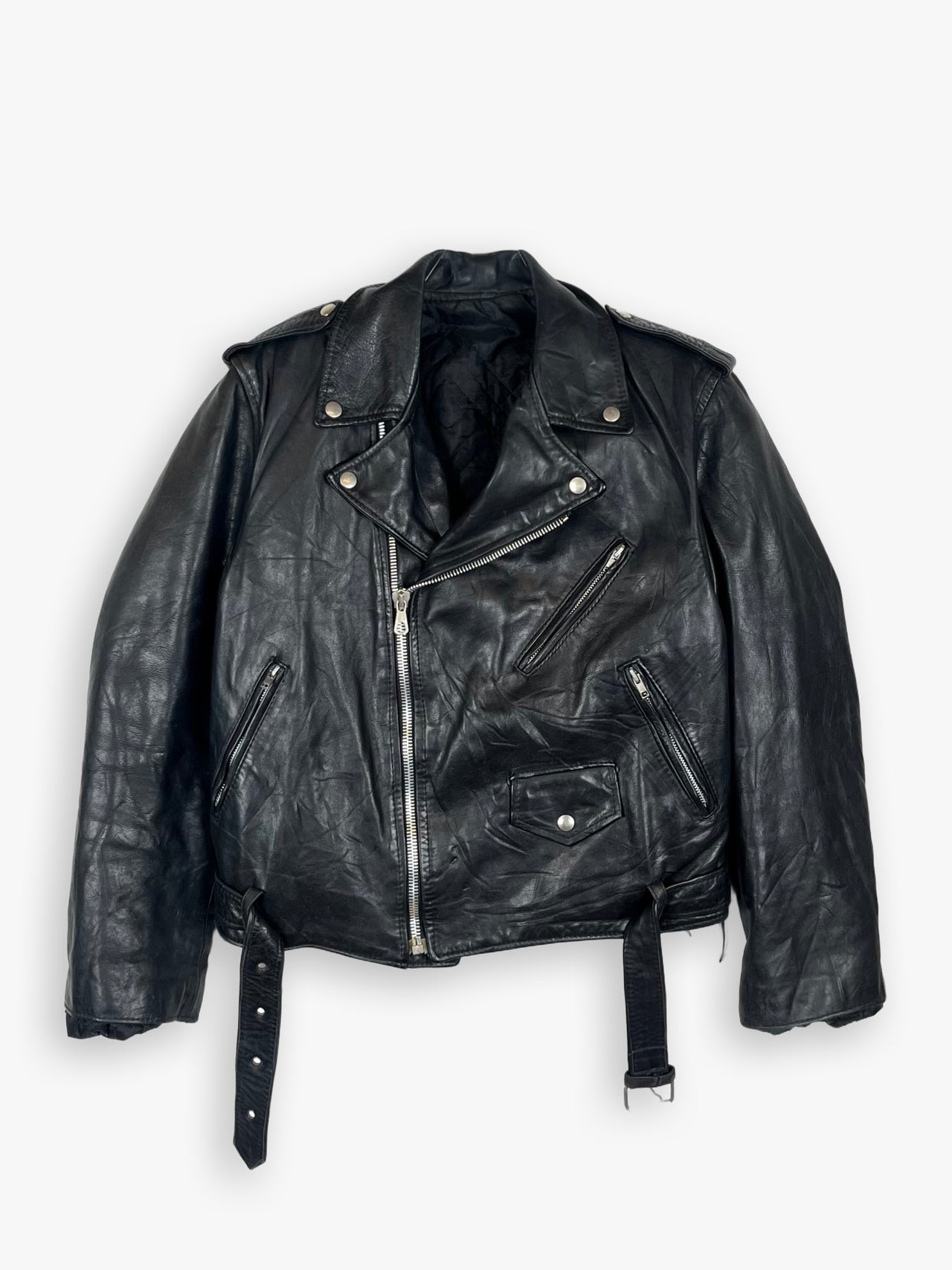 Vintage Biker Leather Jacket