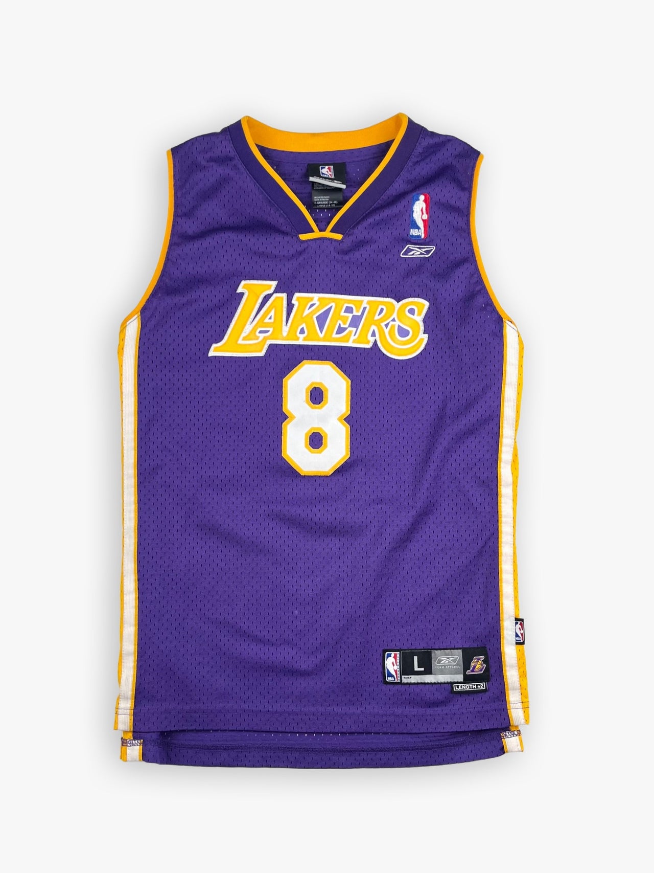 2000s Reebok NBA Los Angeles Lakers Kobe Bryant Home Jersey