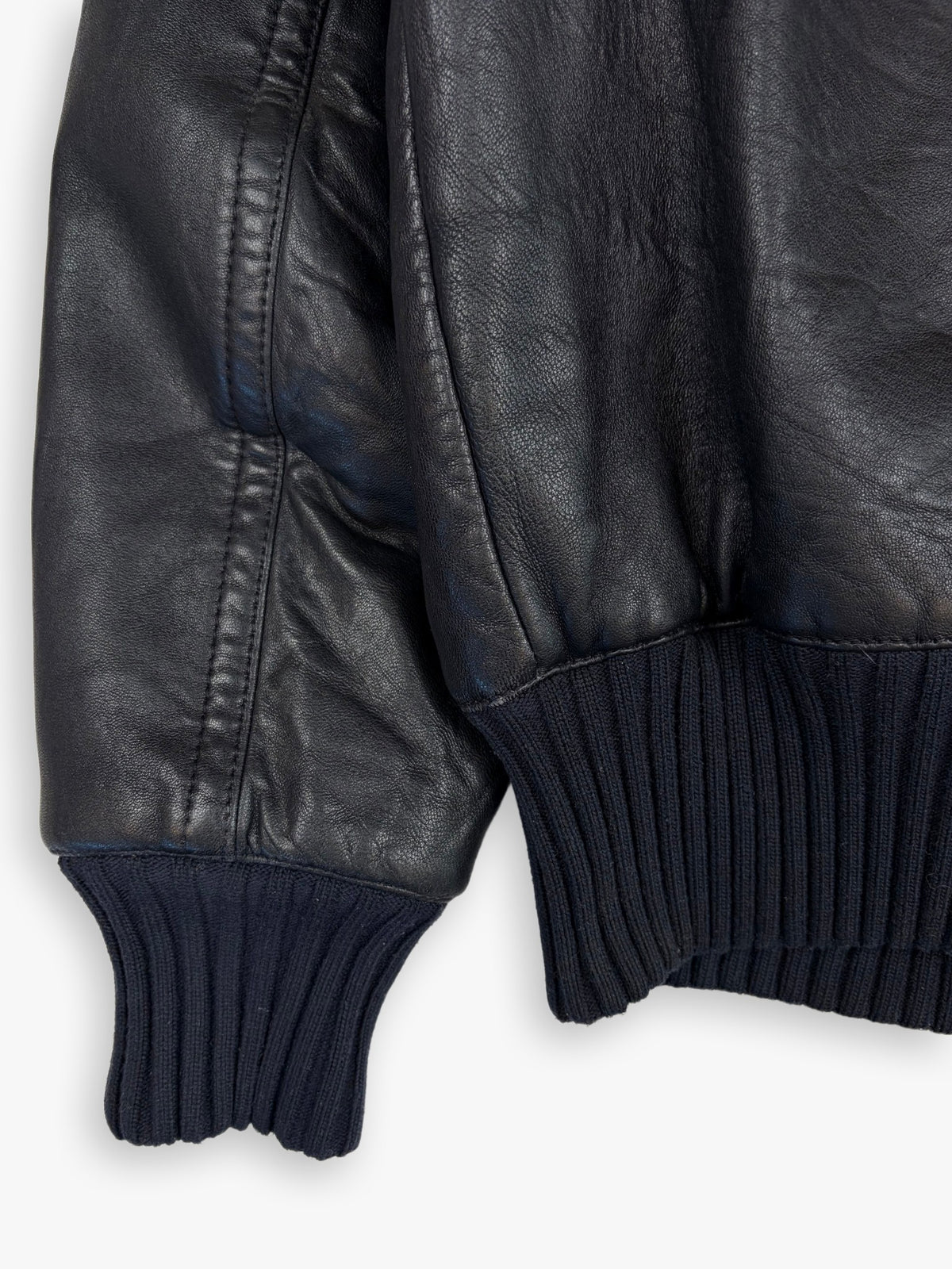 2000s Gucci Leather Bomber Jacket