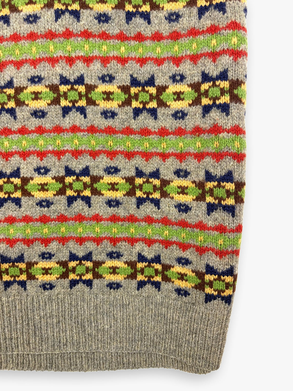 1990s Ralph Lauren Purple Label Fair Isle Knit Sweater Vest
