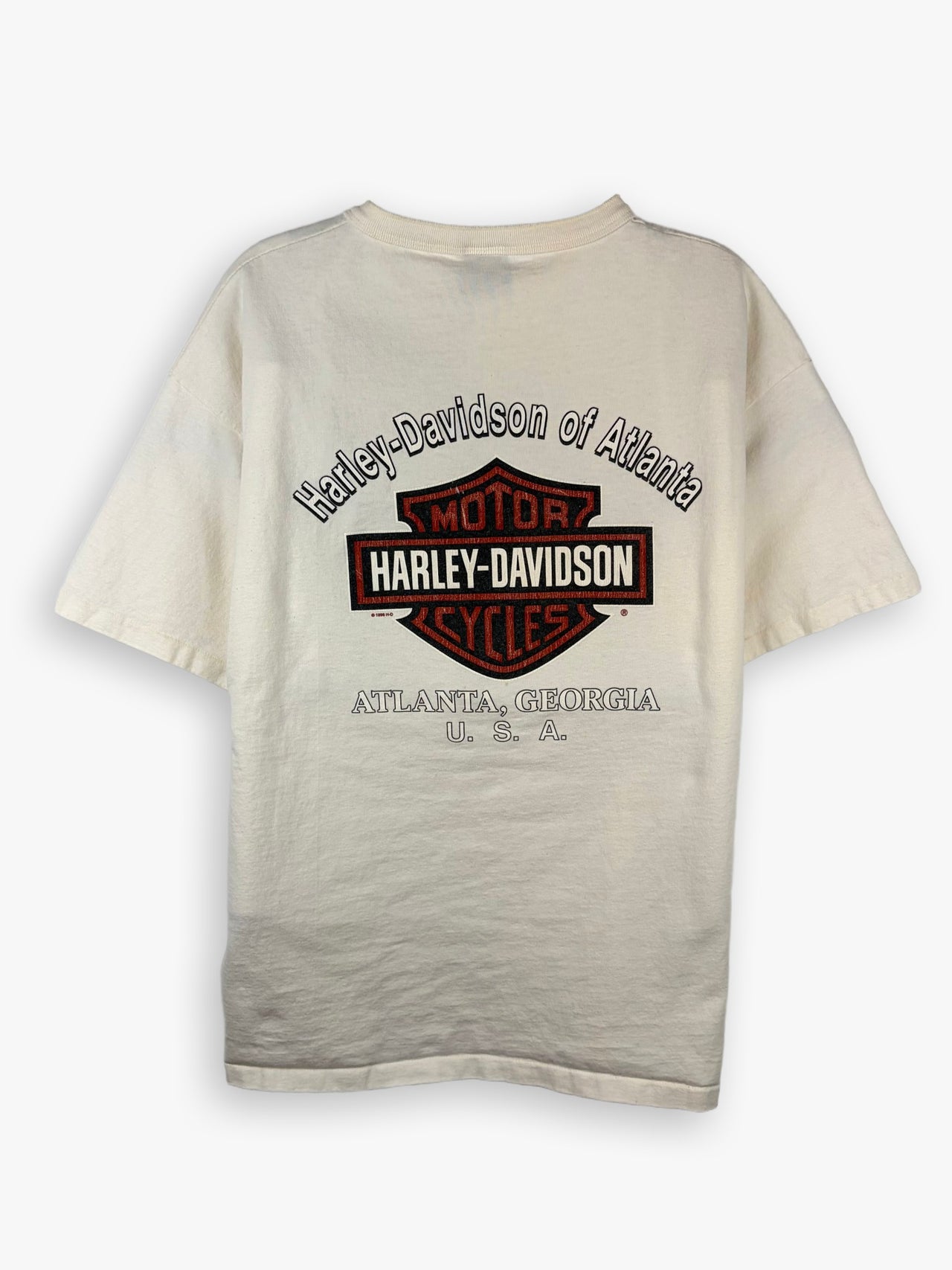 1996 Harley Davidson Henley T-Shirt
