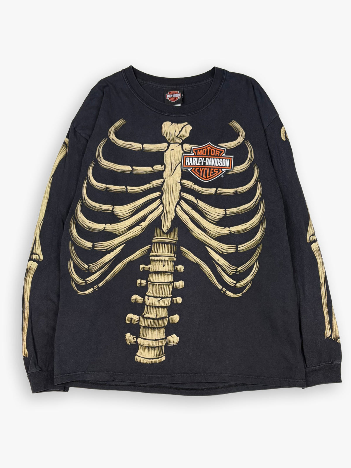 2009 Harley Davidson Bones Long-sleeve Shirt