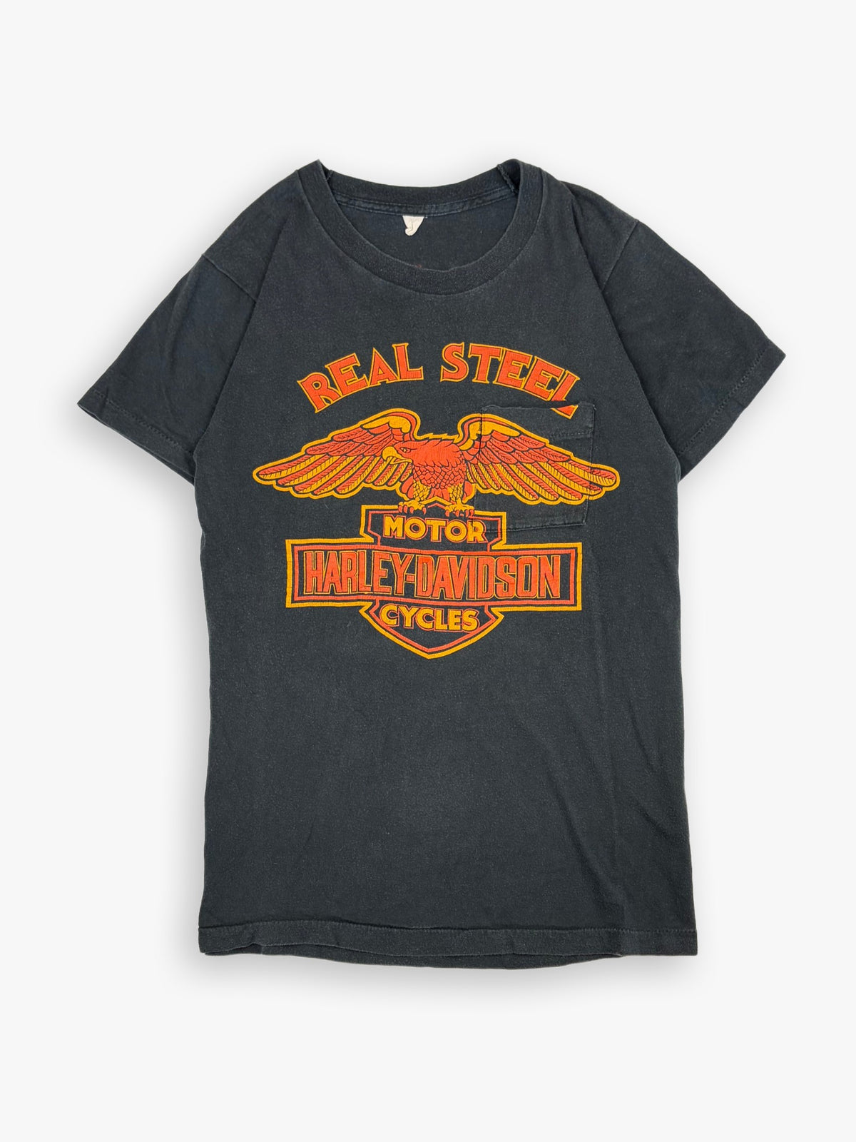 1980s Harley Davidson Real Steel Eagle T-Shirt