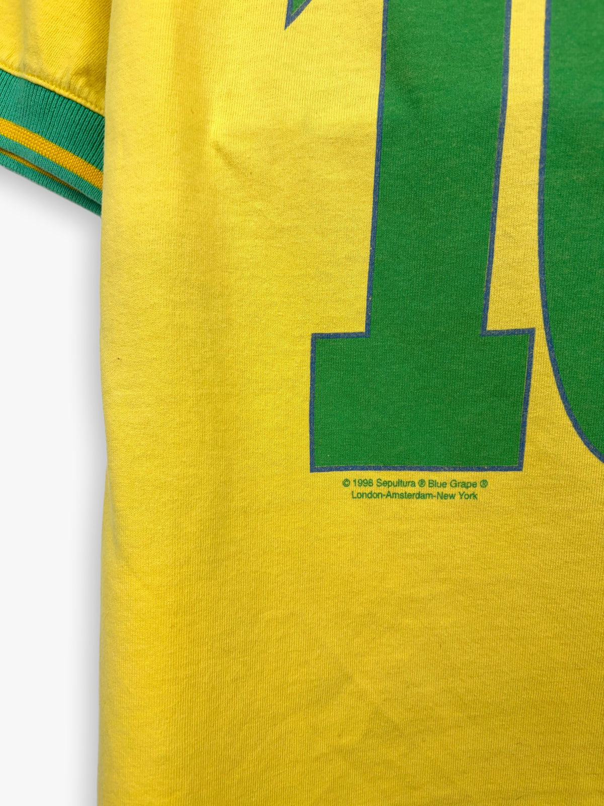 1998 Blue Grape Sepultura Brazil Jersey Shirt