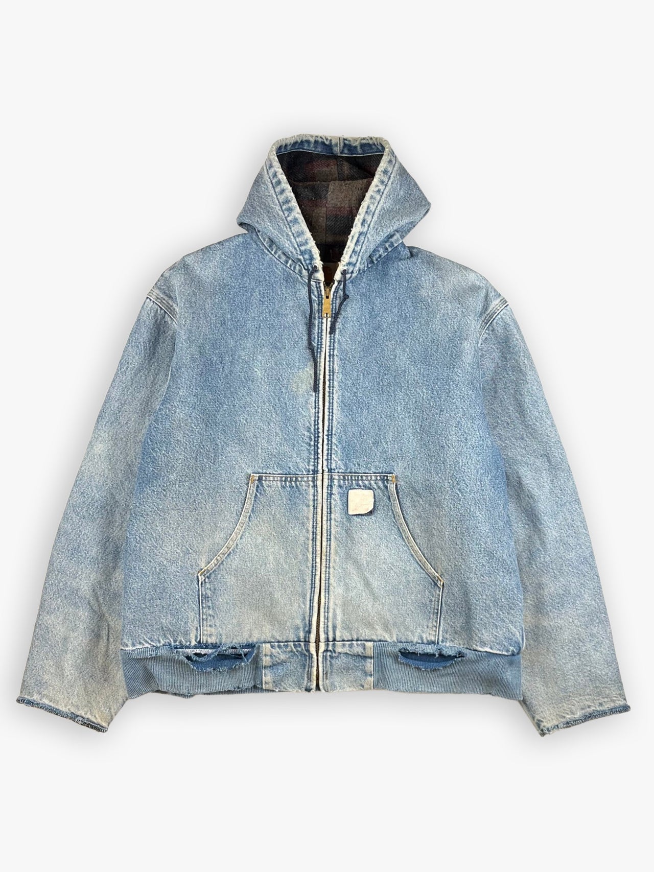 1990s Carhartt Active Denim Workwear Jacket