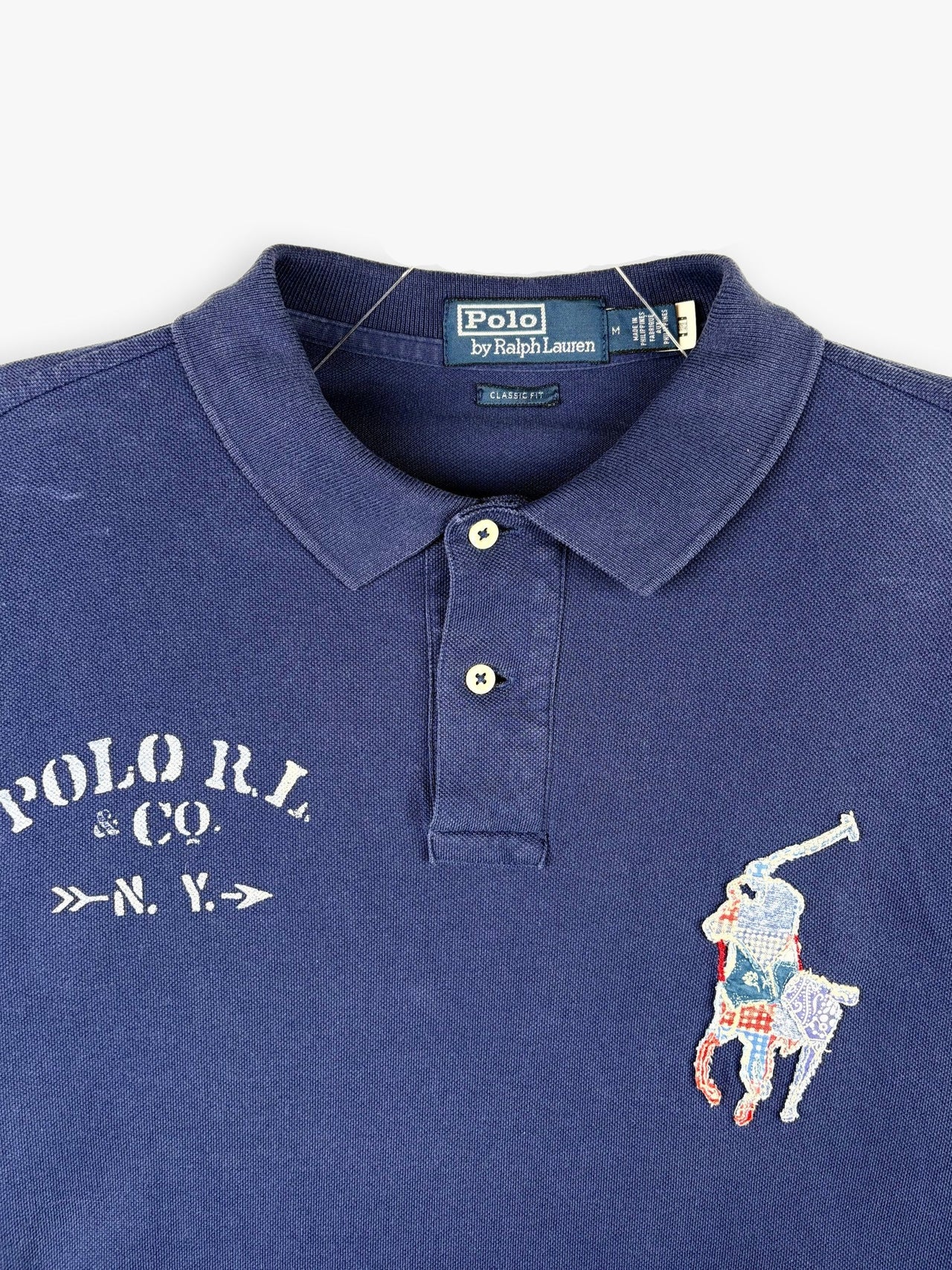 Polo Ralph Lauren Patchwork 67 Big Pony Polo Shirt