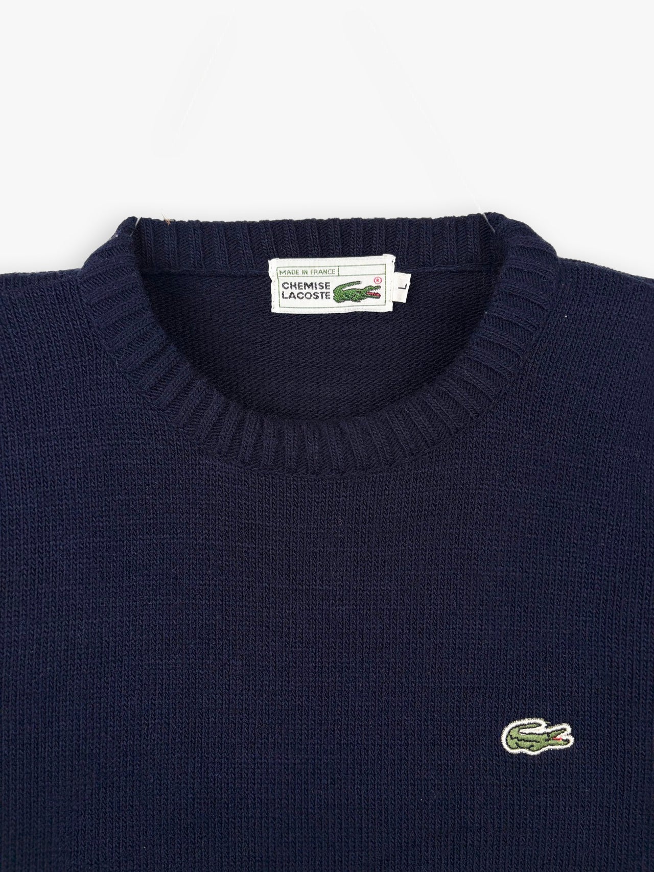 1980s Chemise Lacoste Knit Sweater