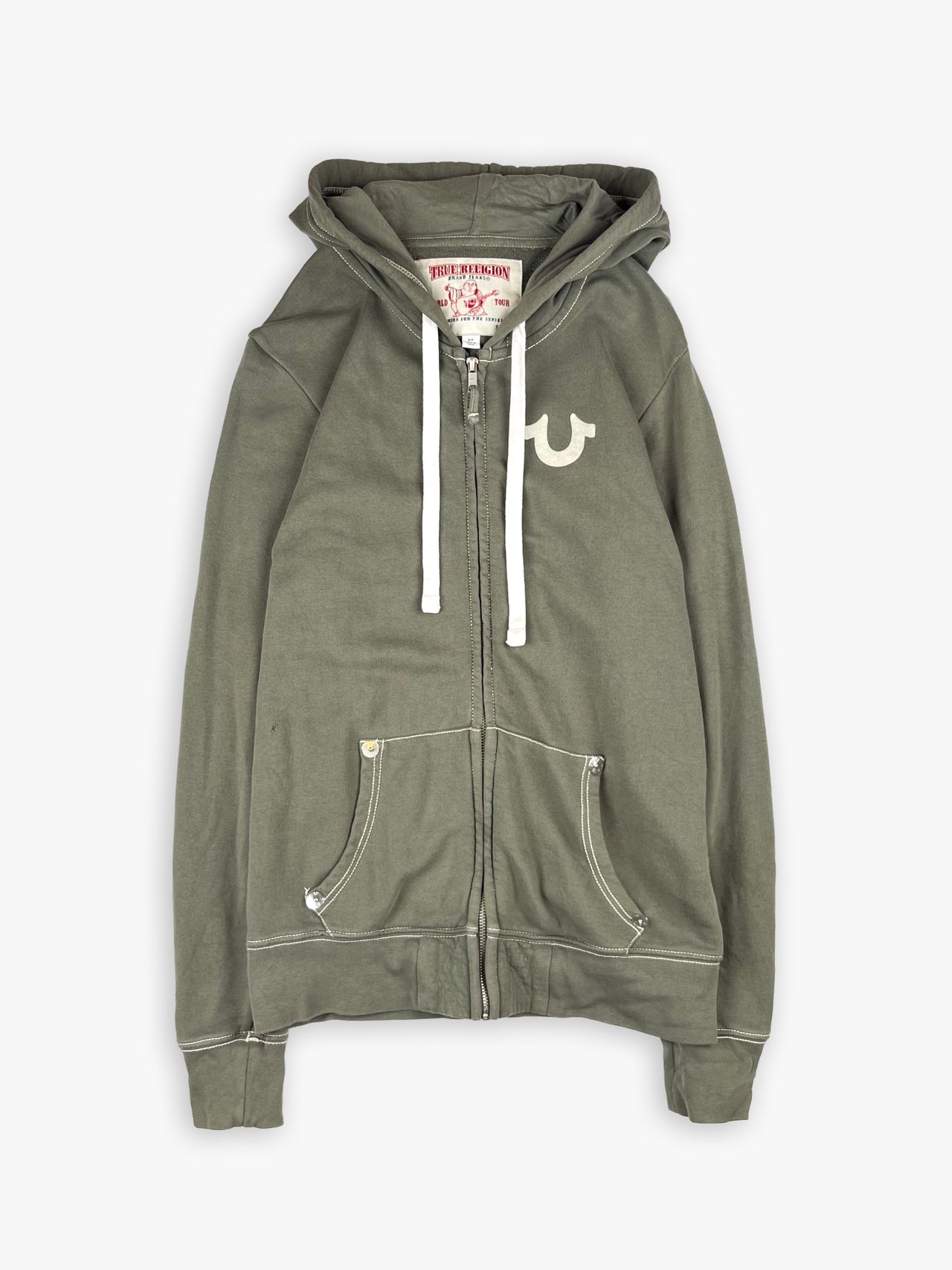 True Religion Zip Up Hoodie