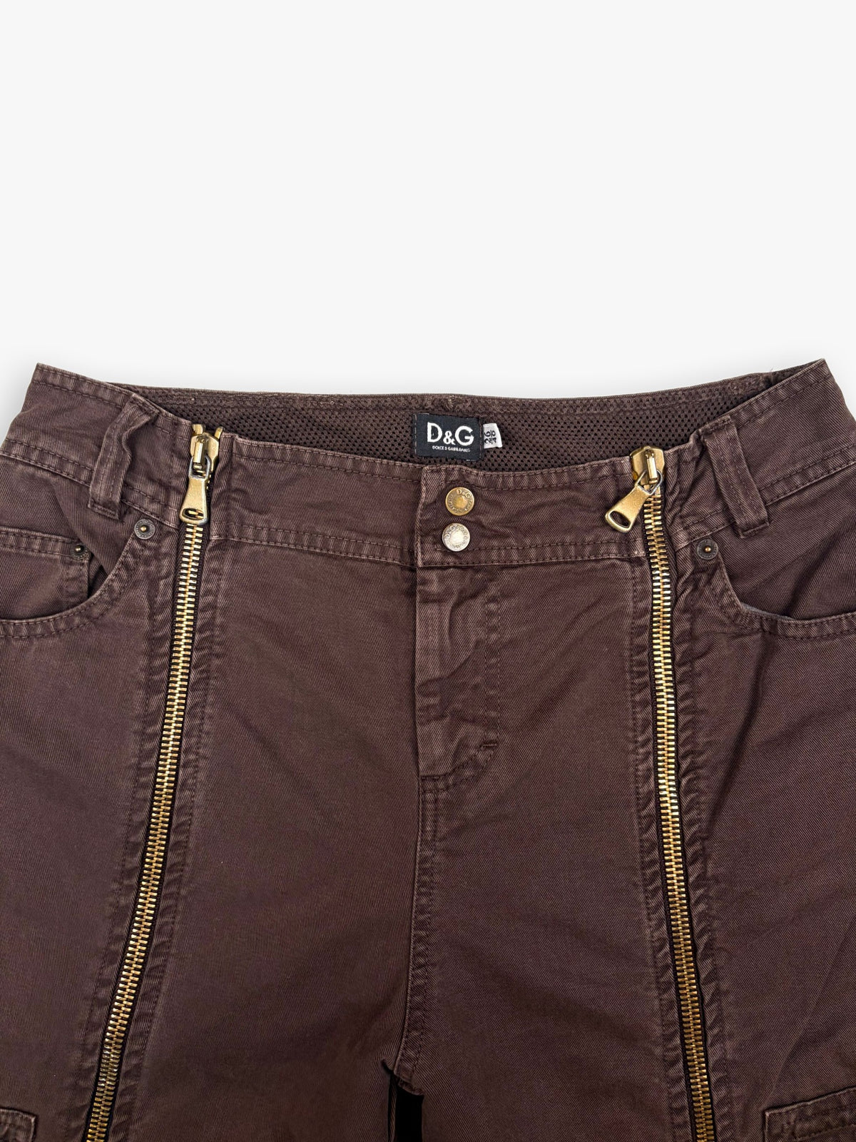 SS2003 Dolce & Gabbana Full Zip Cargo Pants