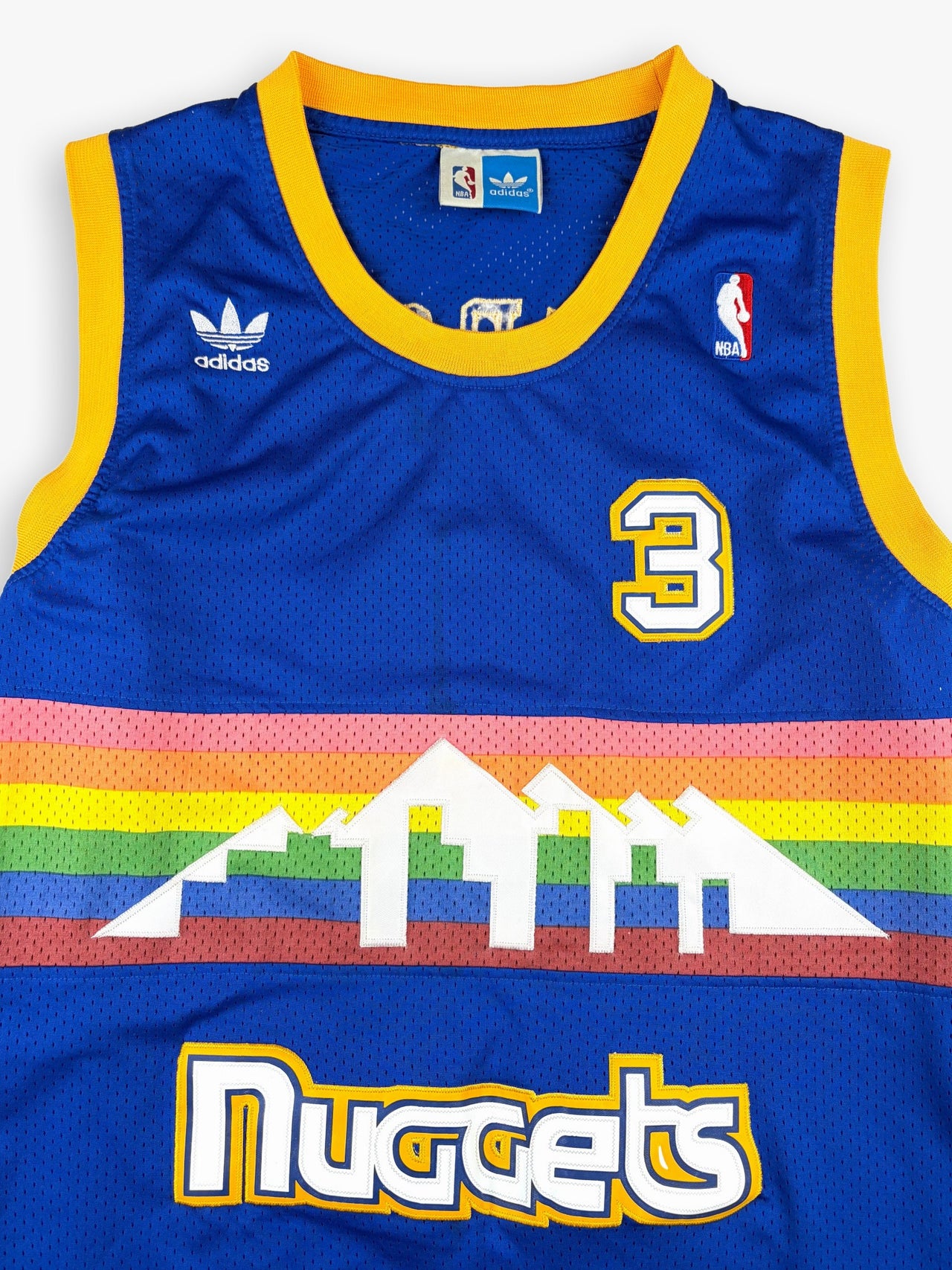 Adidas Hardwood Classics Denver Nuggets Allen Iverson NBA Throwback Jersey