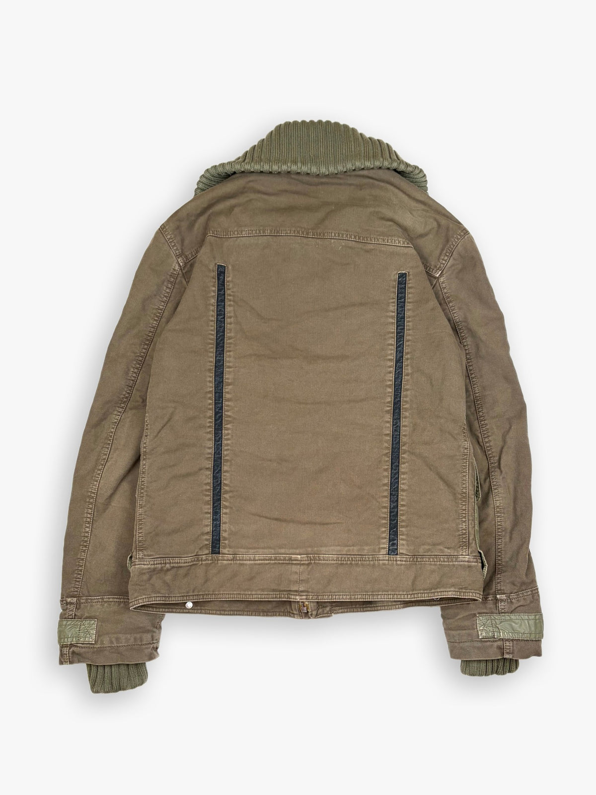 2004 Women’s Dolce & Gabbana Military Cargo Knit Collar Jacket
