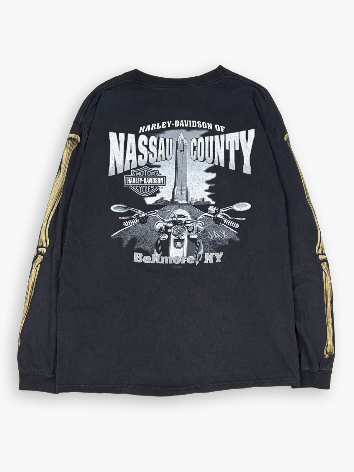 2009 Harley Davidson Bones Long-sleeve Shirt