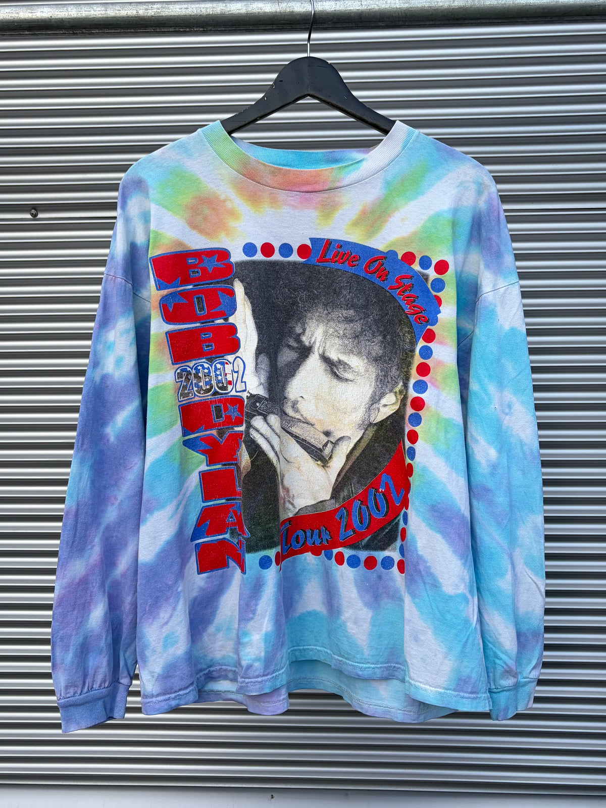 2002 Bob Dylan Tour Tie Dye Long-sleeve Shirt