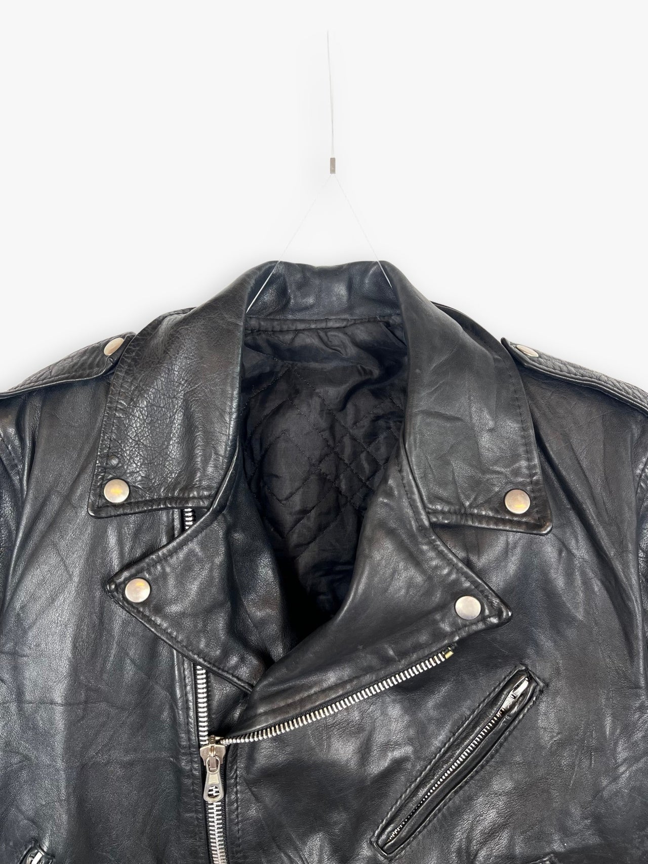 Vintage Biker Leather Jacket