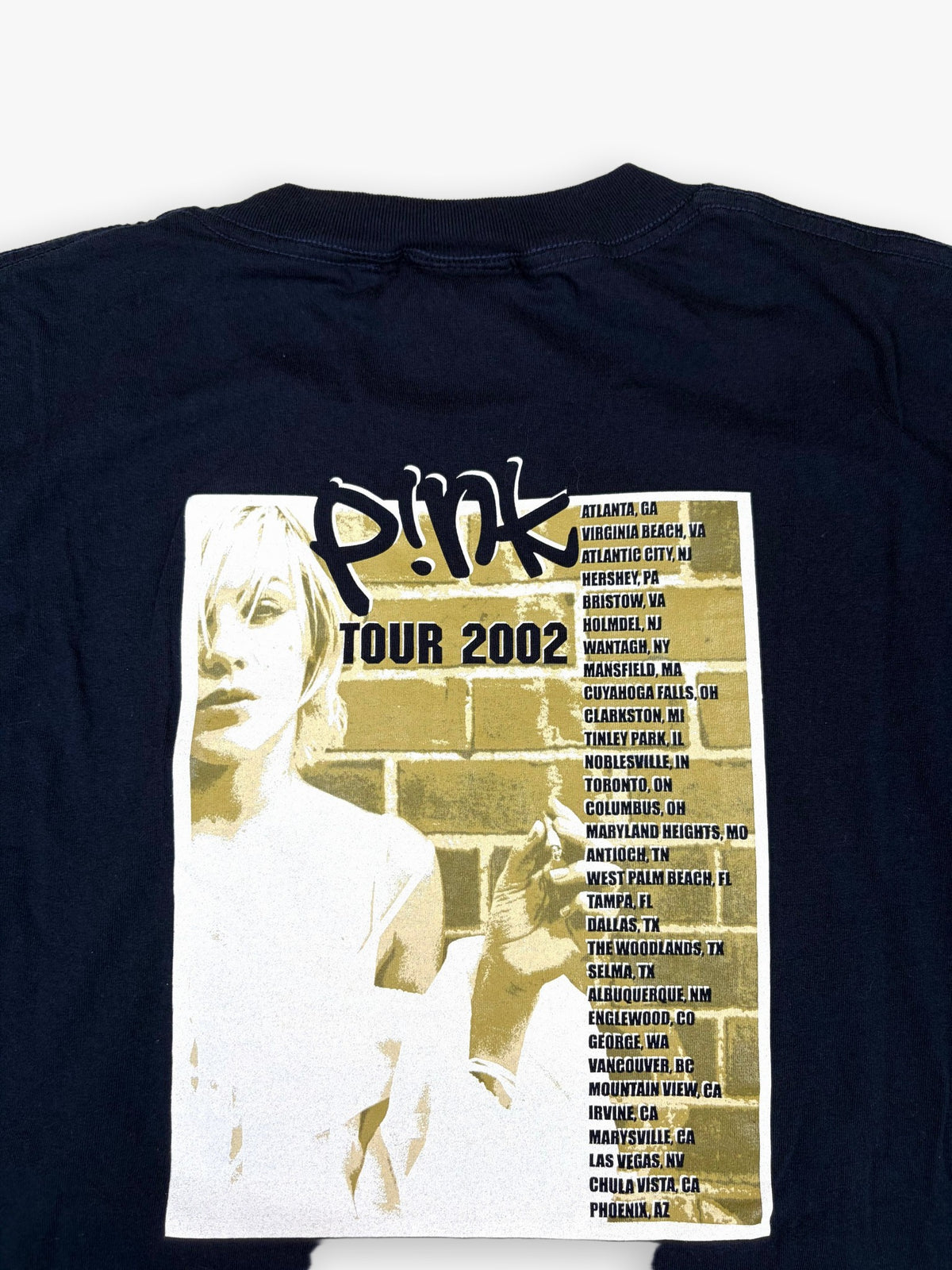 2002 Pink Missundaztood Tour T-Shirt