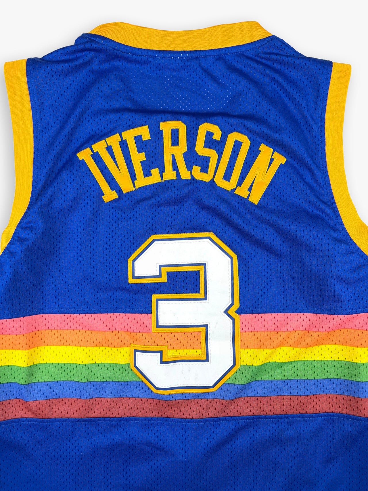 Adidas Hardwood Classics Denver Nuggets Allen Iverson NBA Throwback Jersey