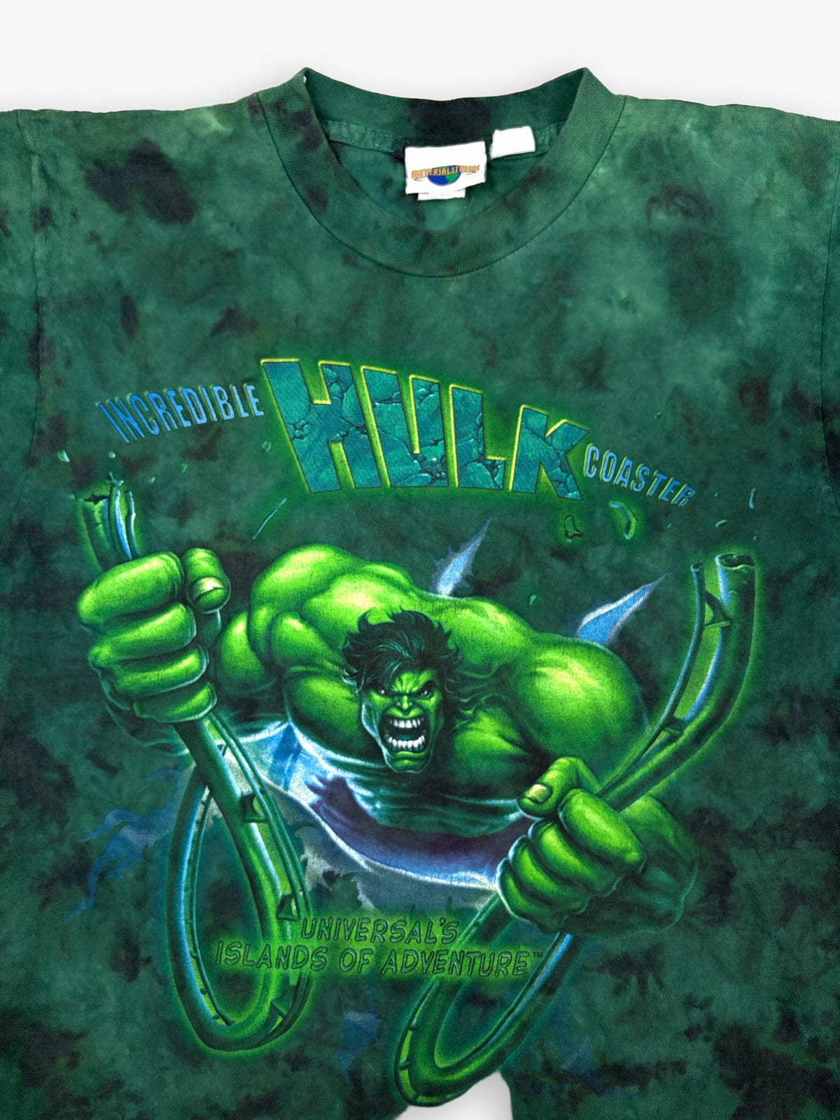 1990s Universal Studios Incredible Hulk Coaster T-Shirt