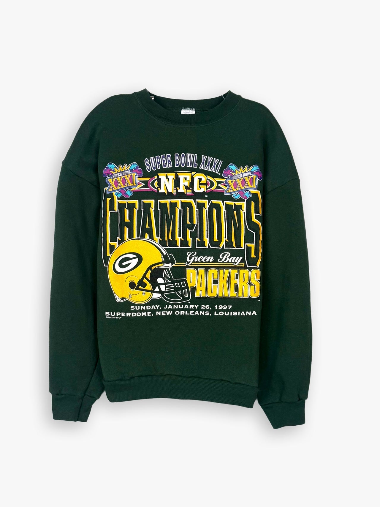 1997 Green Bay Packers Super Bowl Champions Sweatshirt