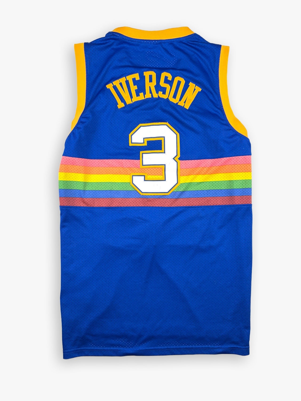 Adidas Hardwood Classics Denver Nuggets Allen Iverson NBA Throwback Jersey