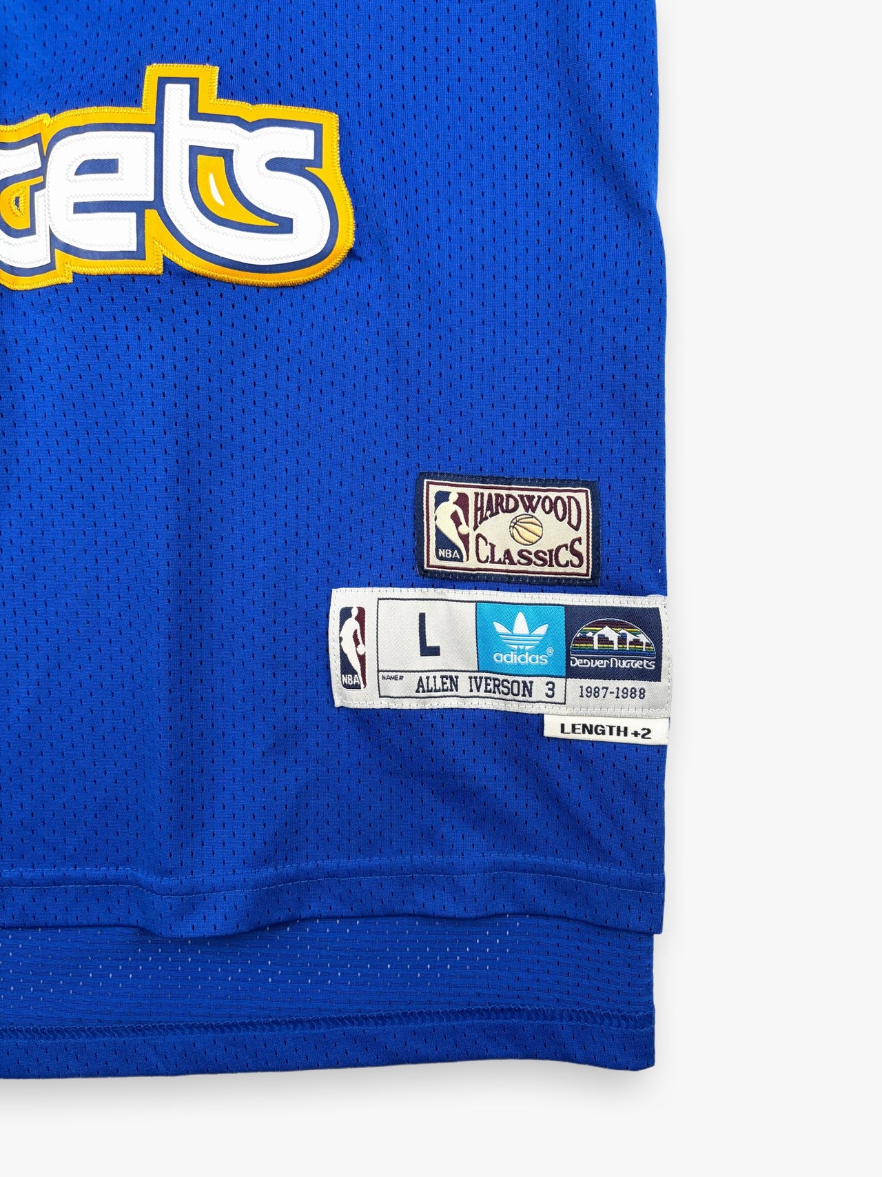 Adidas Hardwood Classics Denver Nuggets Allen Iverson NBA Throwback Jersey