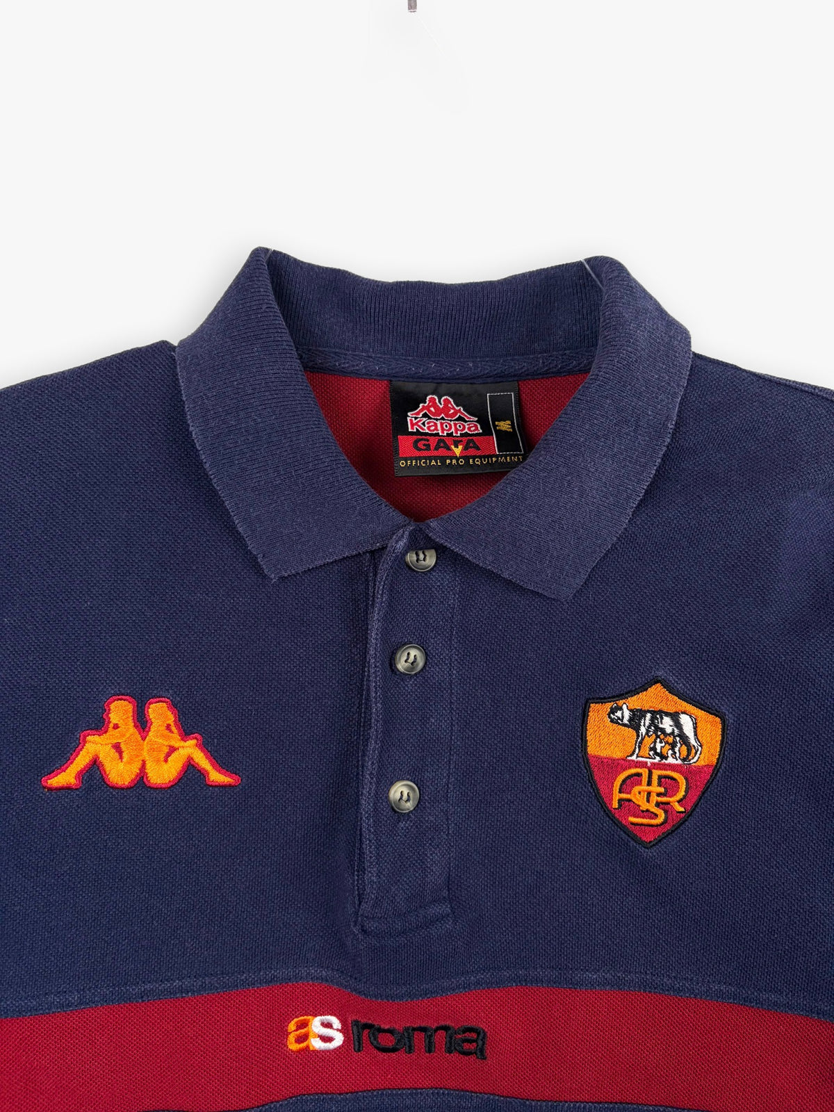2000s Kappa AS Roma Polo Shirt