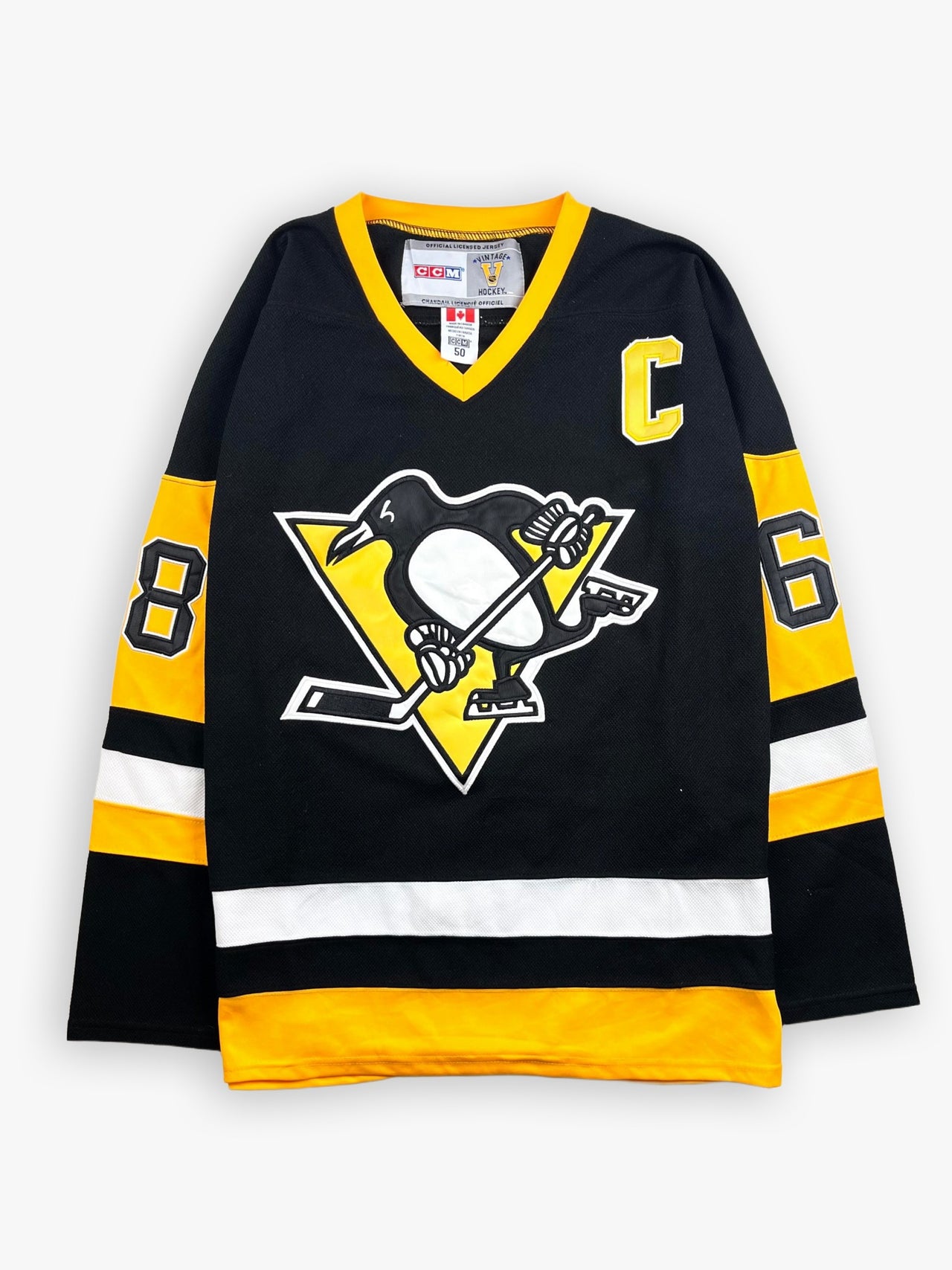 CCM Throwback Pittsburgh Penguins Jaromir Jagr Home Jersey