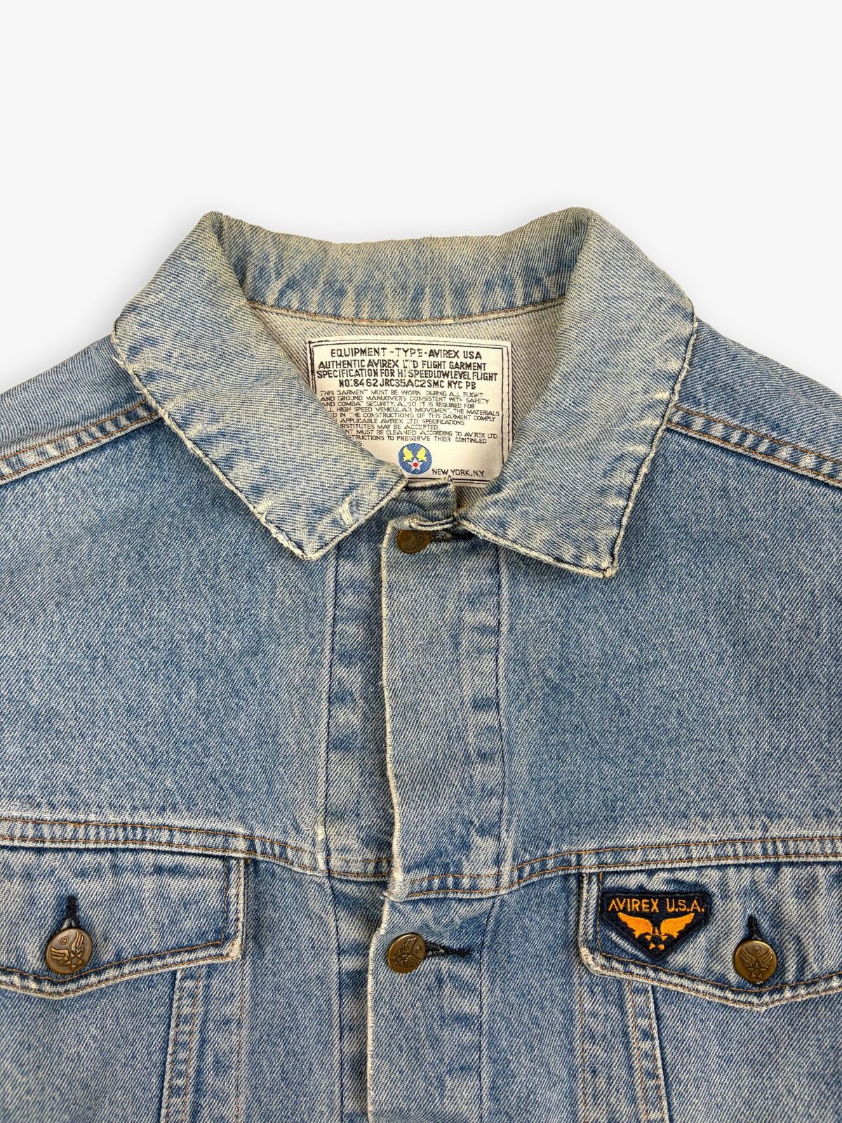 1980s Avirex Denim Jacket