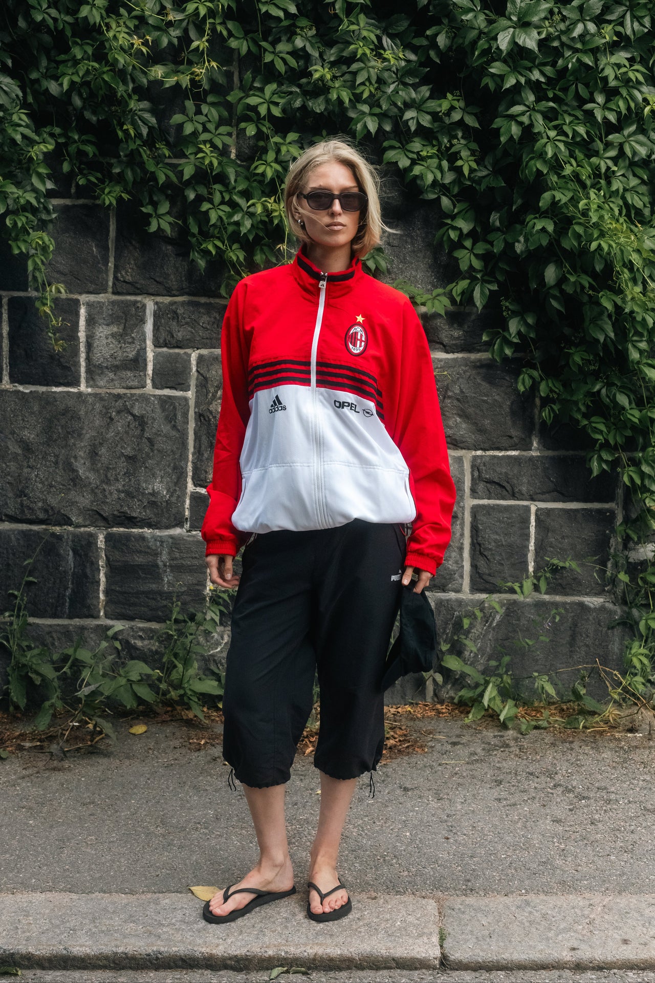2000-2002 Adidas AC Milan Track Jacket