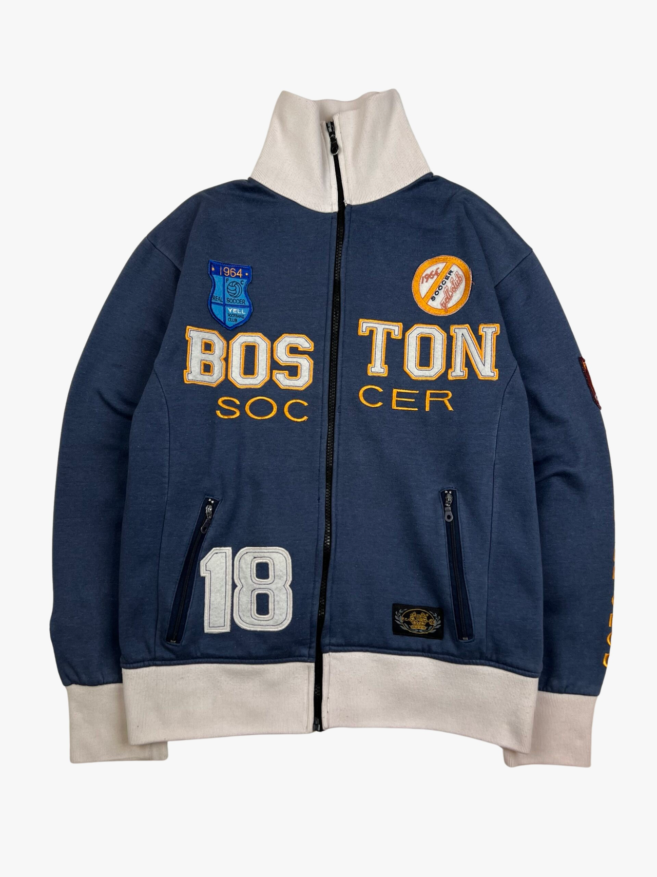 Yell Industry Boston Soccer Zip Up Sweatshirt