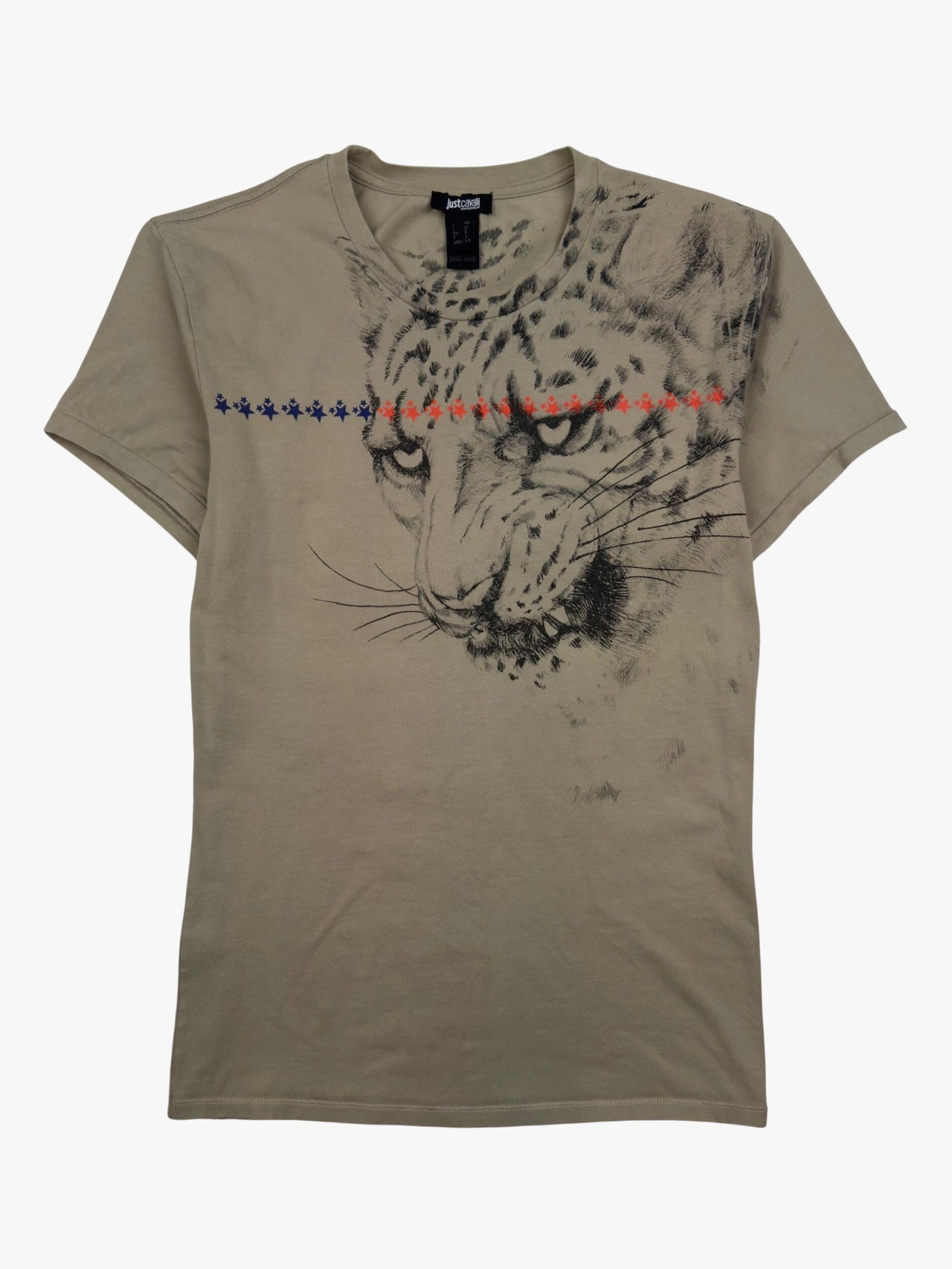 Just Cavalli Y2K Leopard Print T-Shirt