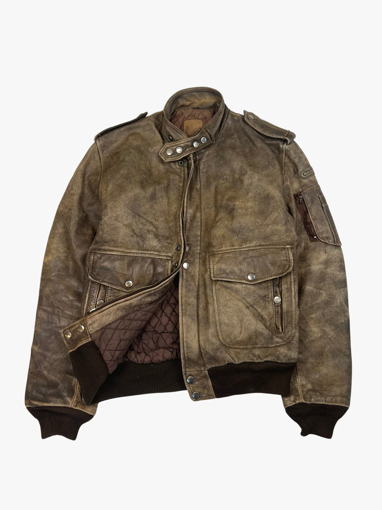 Hein Gericke A-2 Flight Bomber Leather Jacket