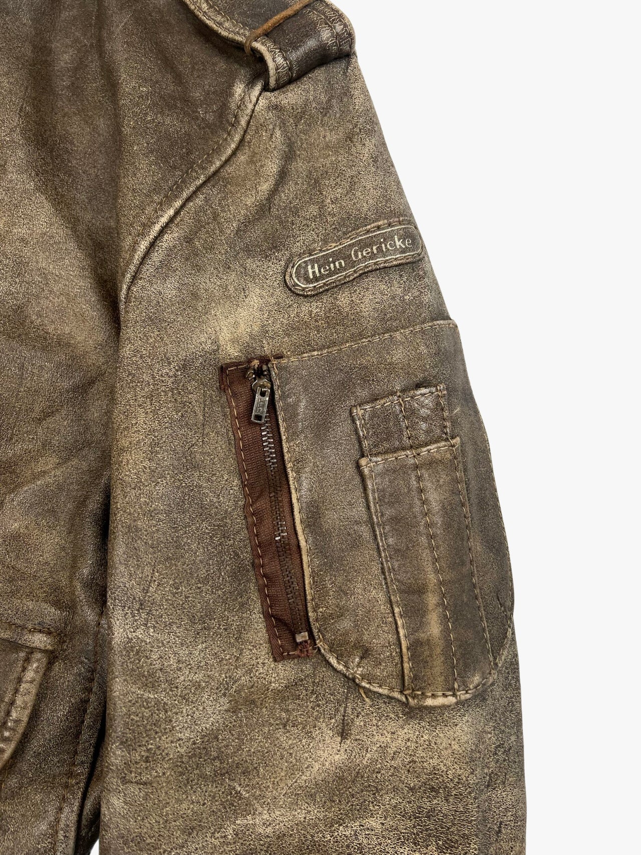 Hein Gericke A-2 Flight Bomber Leather Jacket