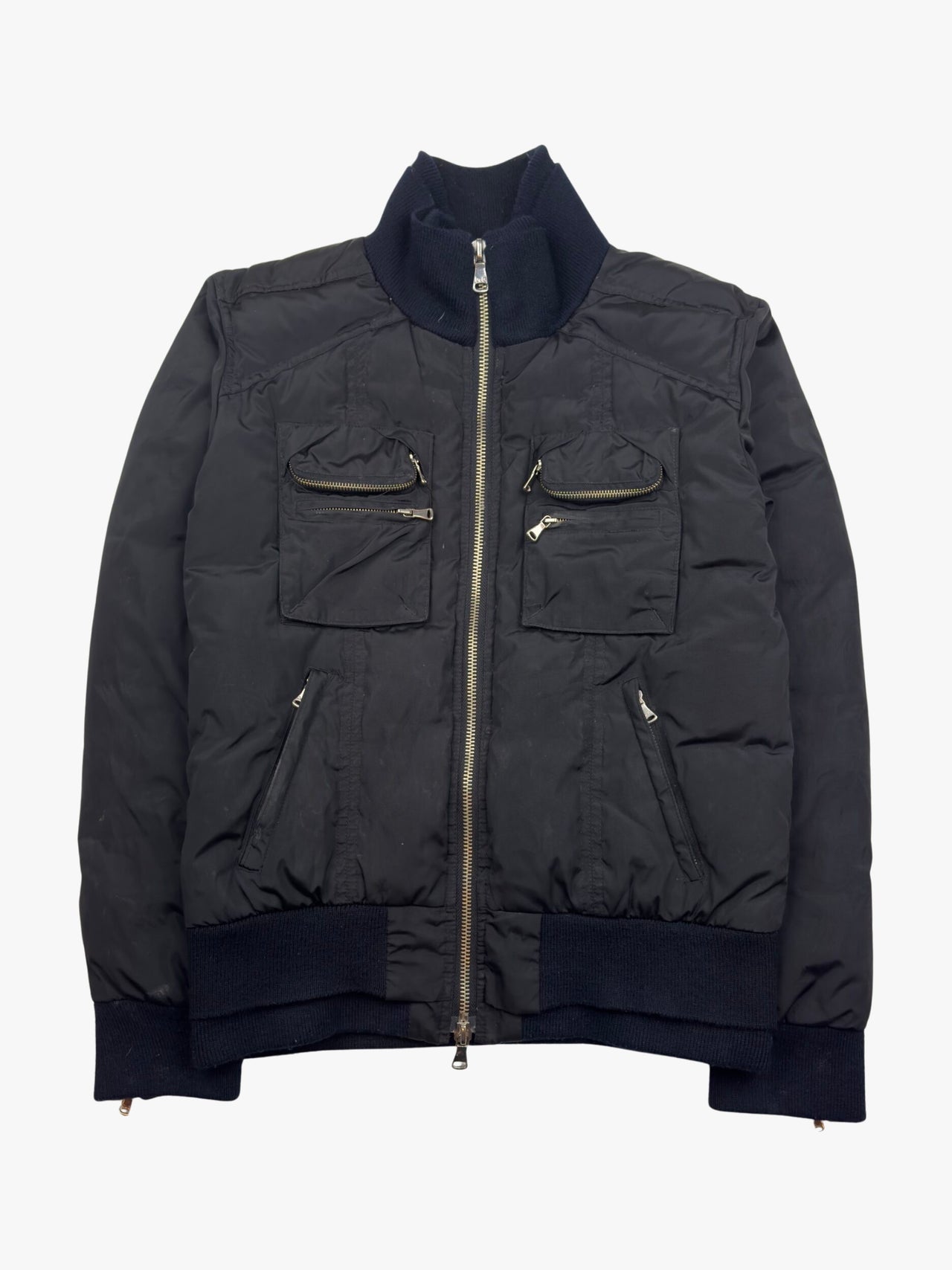 Dolce & Gabbana Multi Pocket Zip Up Jacket