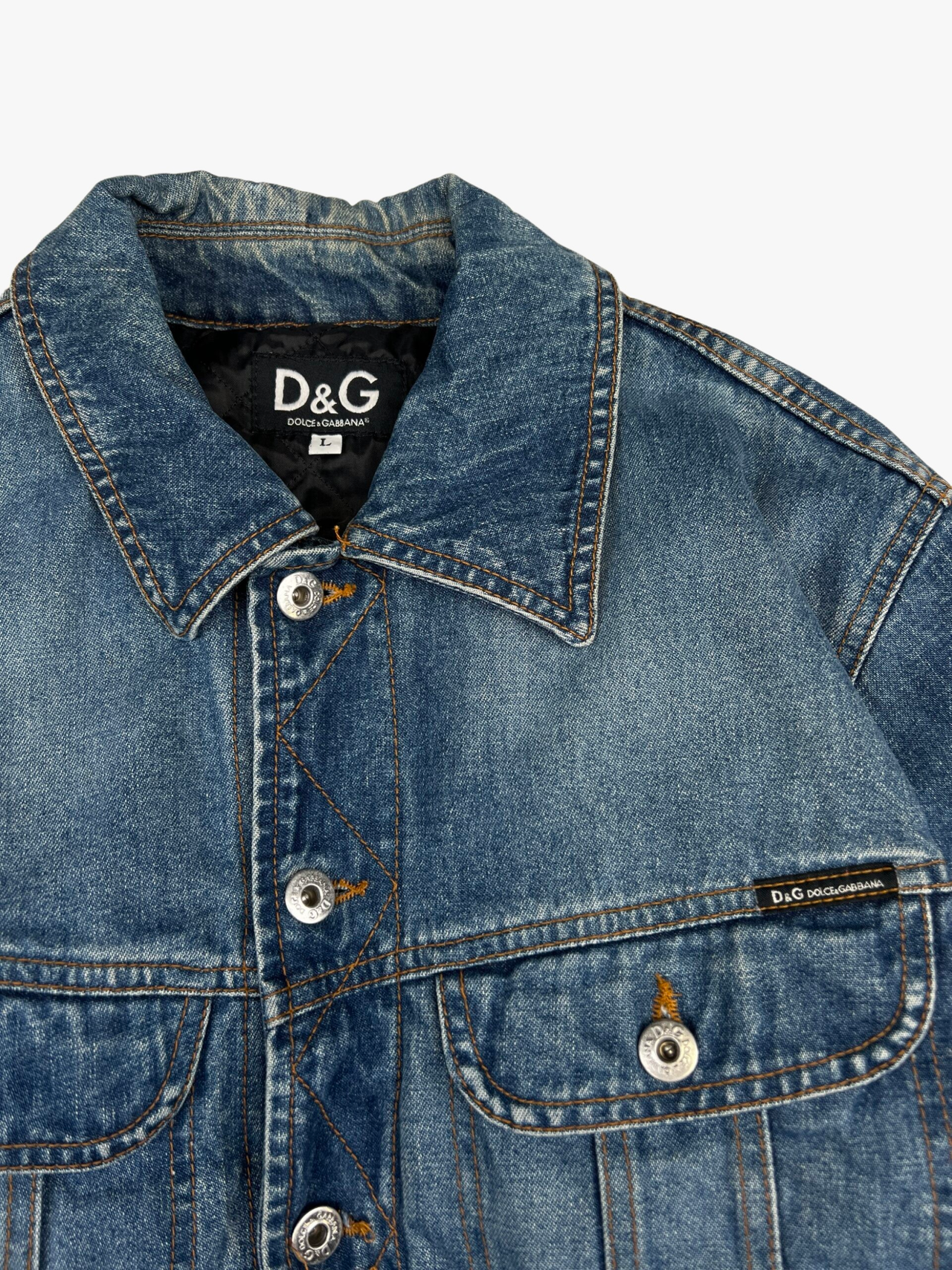 Dolce & Gabbana Lined Trucker Denim Jacket