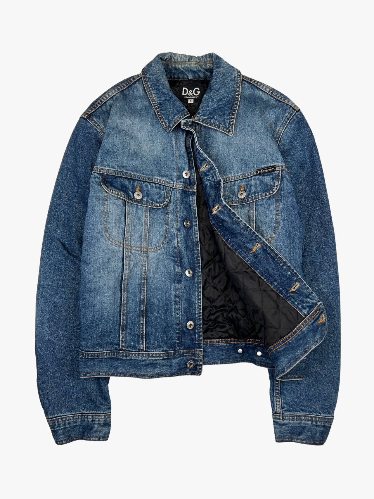 Dolce & Gabbana Lined Trucker Denim Jacket