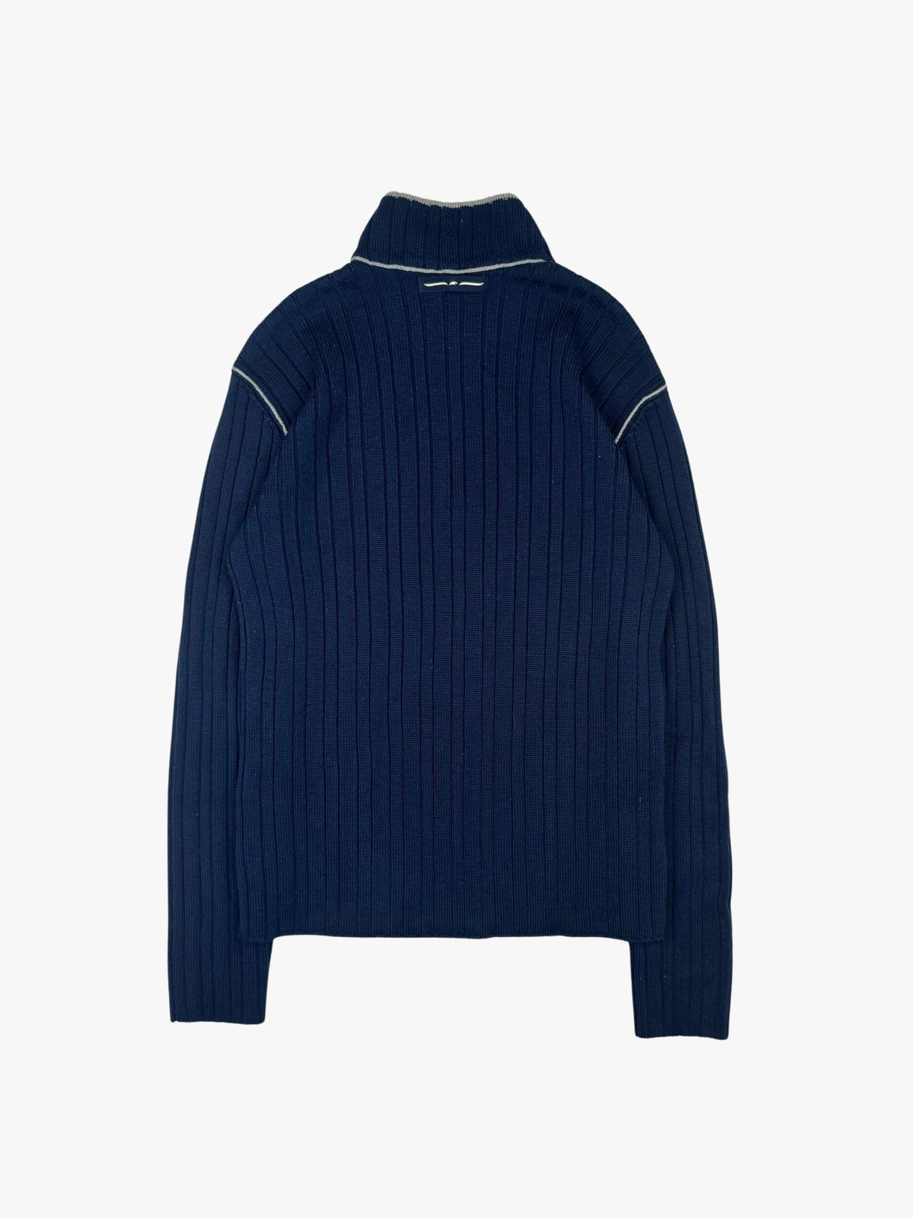 2000's Armani Jeans Quarter Zip Knit Sweater