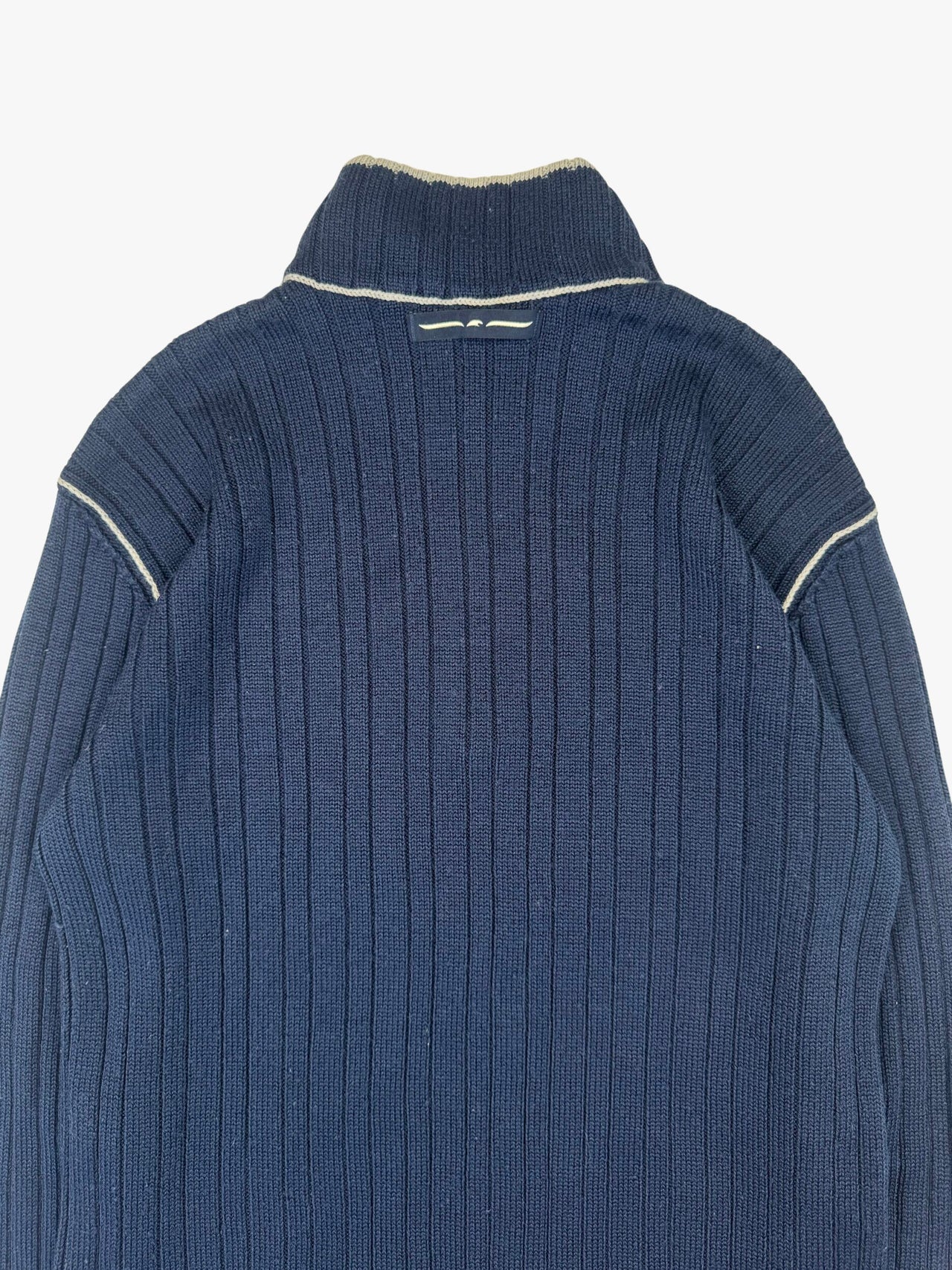 2000's Armani Jeans Quarter Zip Knit Sweater