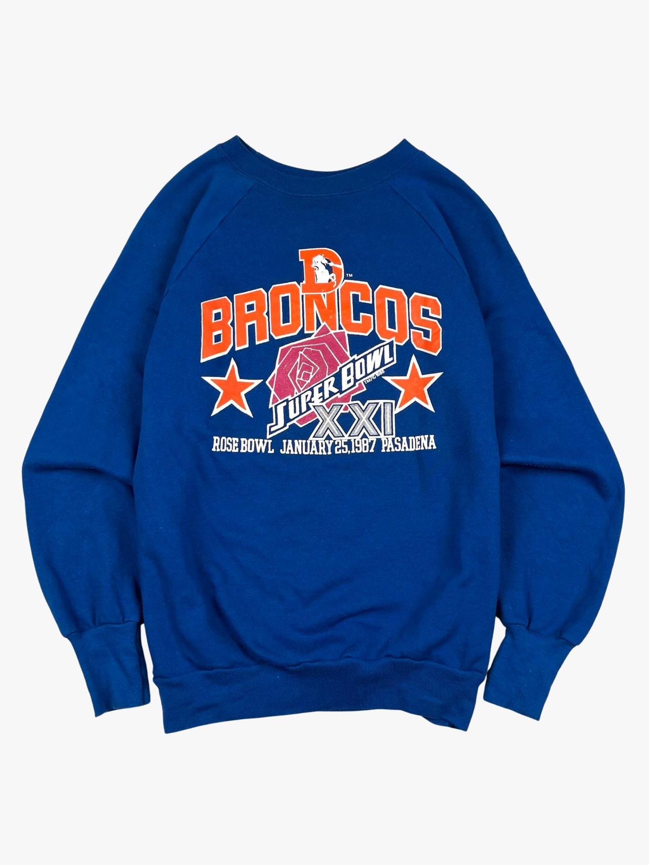 1987 Denver Broncos Super Bowl XXI Sweatshirt
