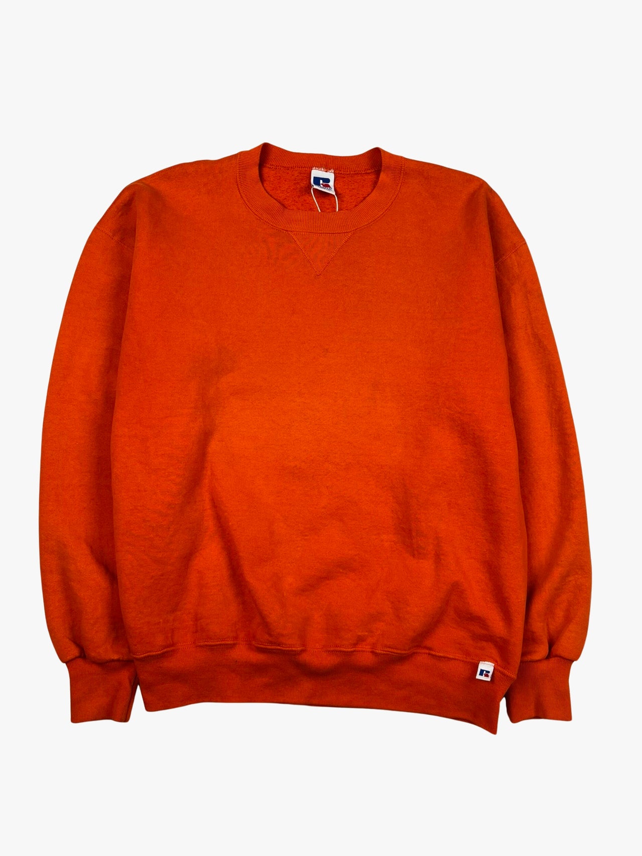 1990’s Russell Athletic Orange Blank Sweatshirt