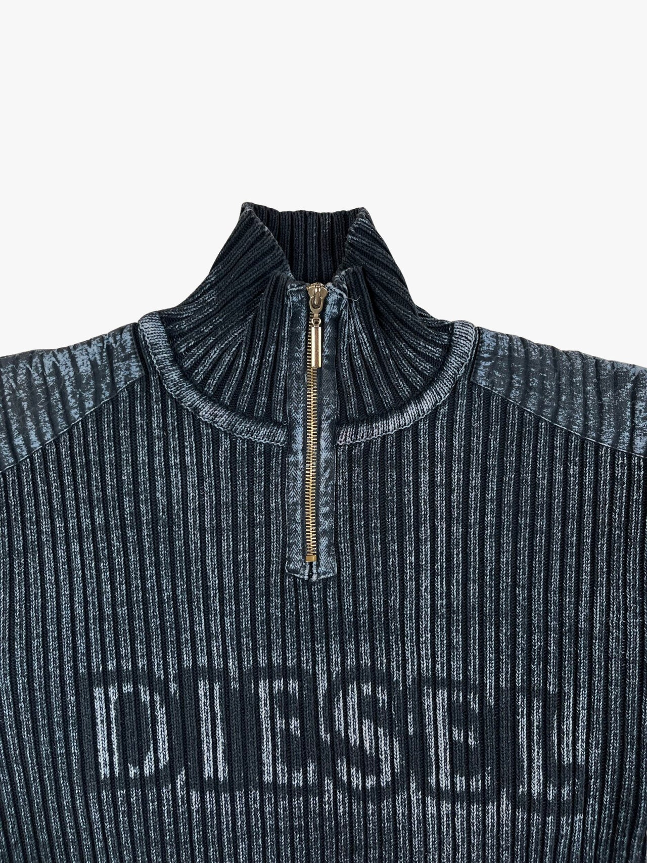2000’s Diesel Quarter Zip Knit Sweater